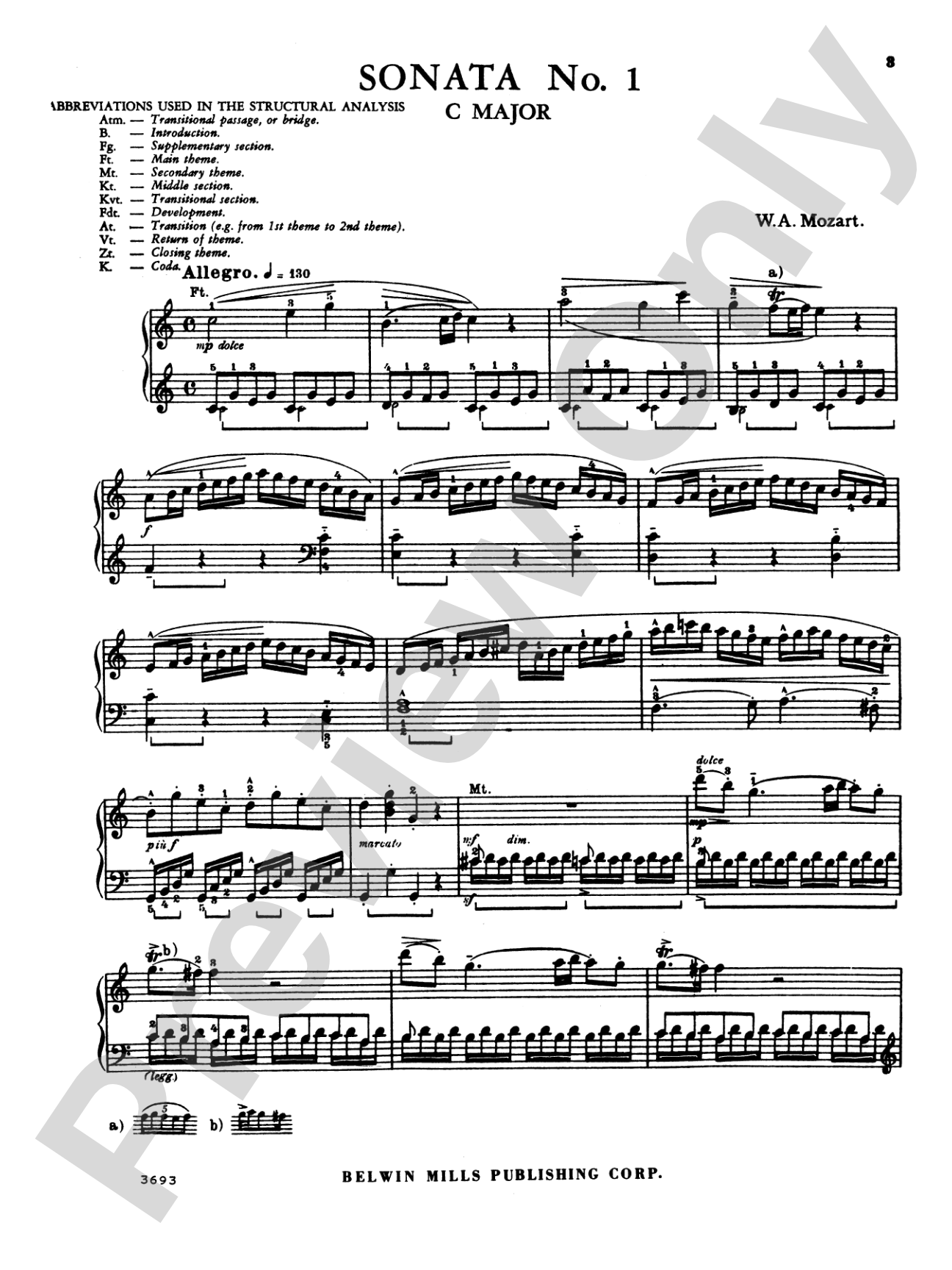 Mozart: Twenty Sonatas (Ed. Béla Bartók): Piano Book
