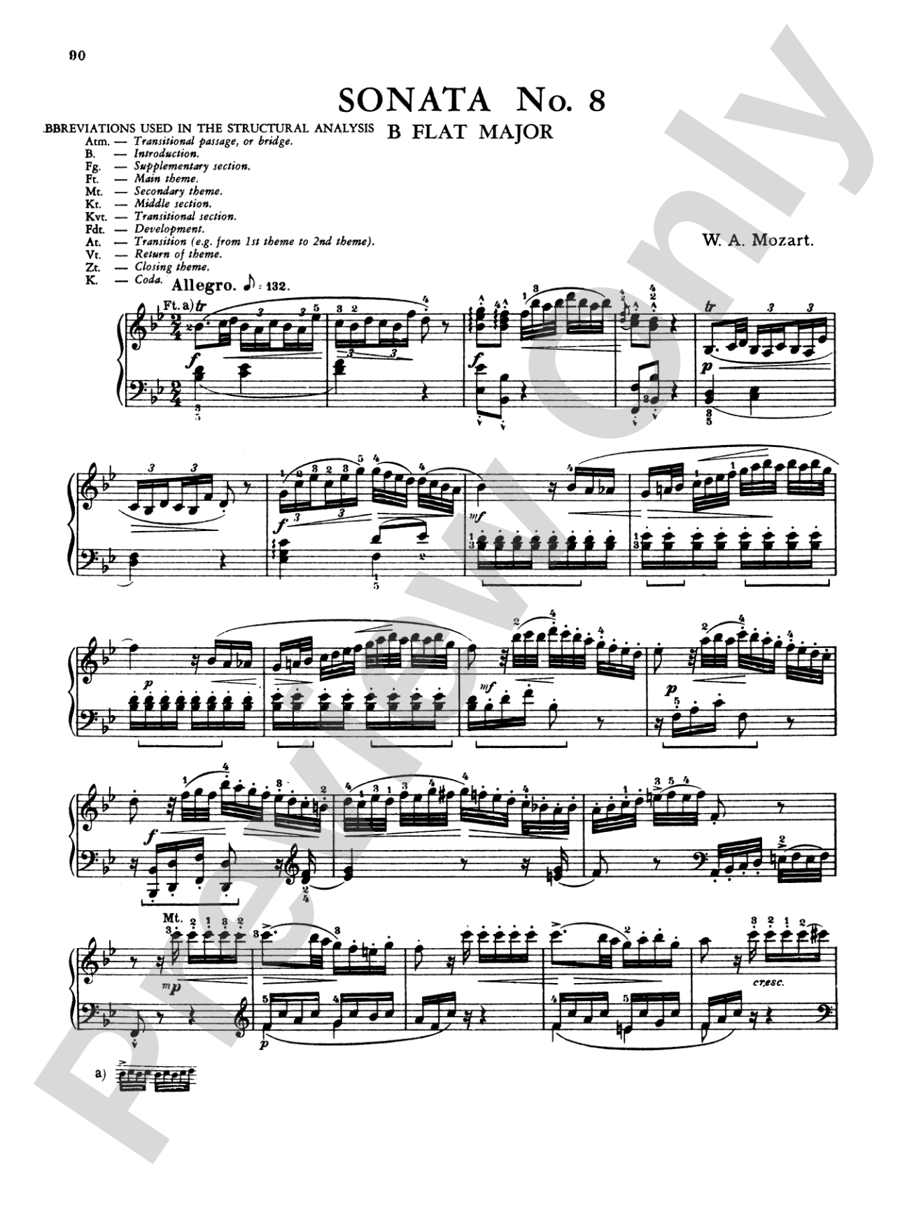 Mozart: Twenty Sonatas (Ed. Béla Bartók)