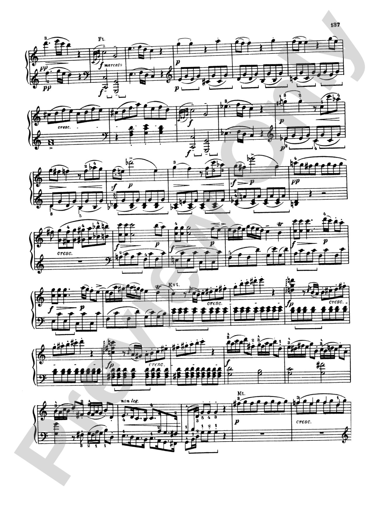 Mozart: Twenty Sonatas (Ed. Béla Bartók)