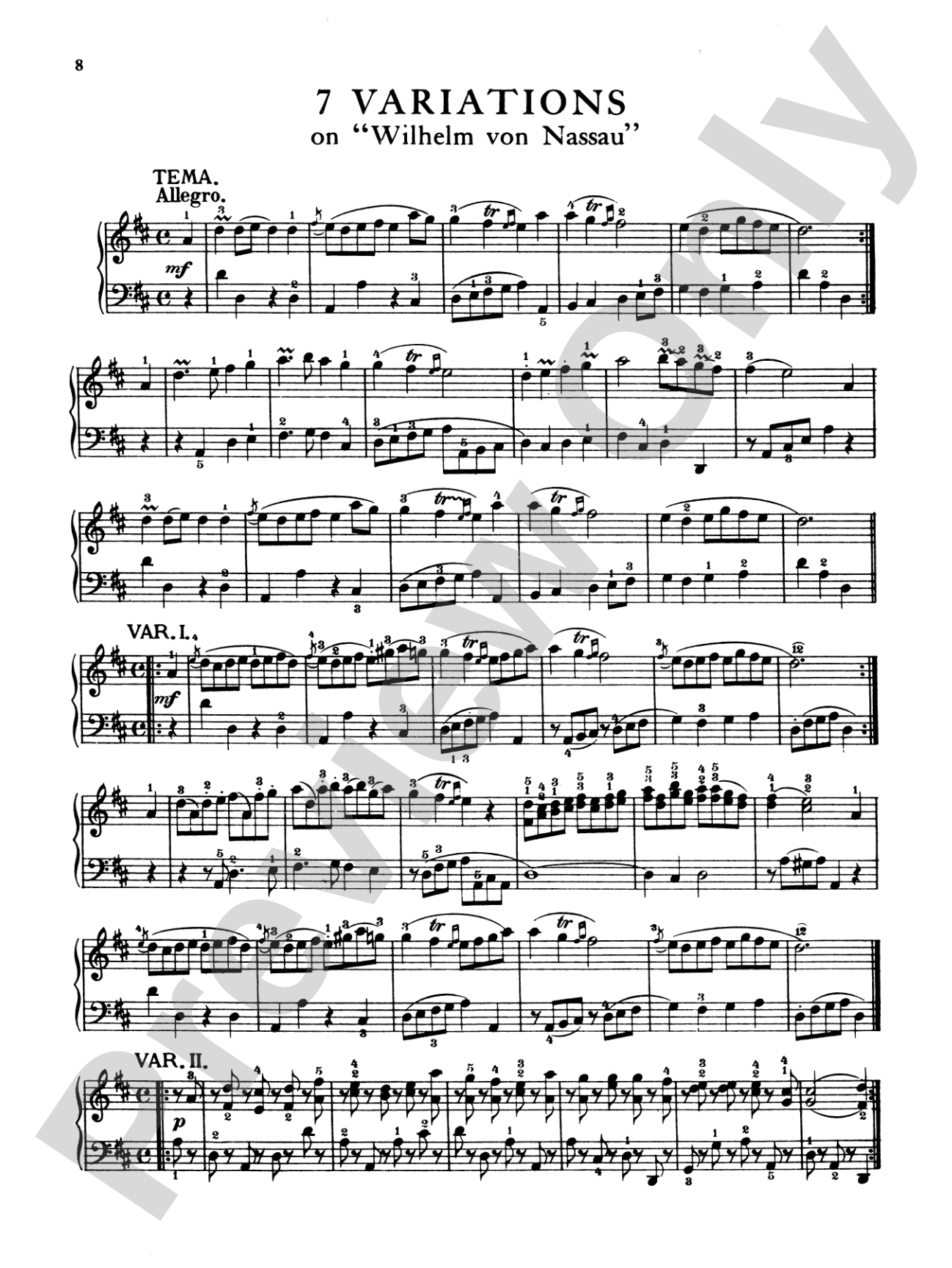 Mozart: Variations, Complete