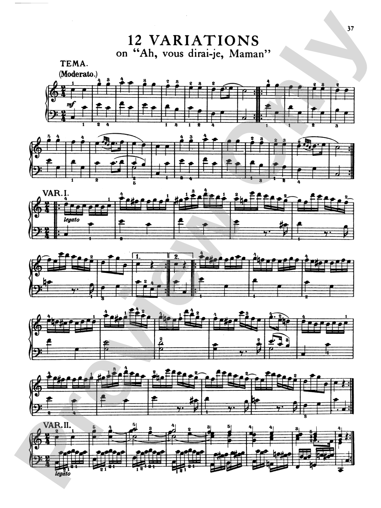 Mozart: Variations, Complete