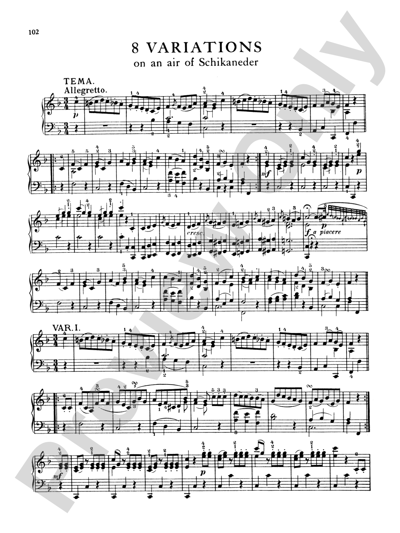 Mozart: Variations, Complete