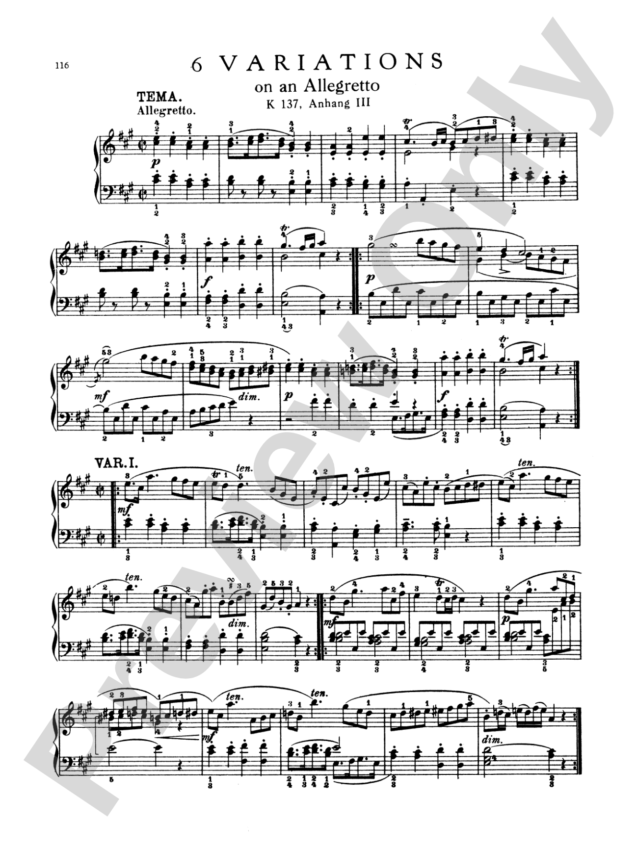 Mozart: Variations, Complete