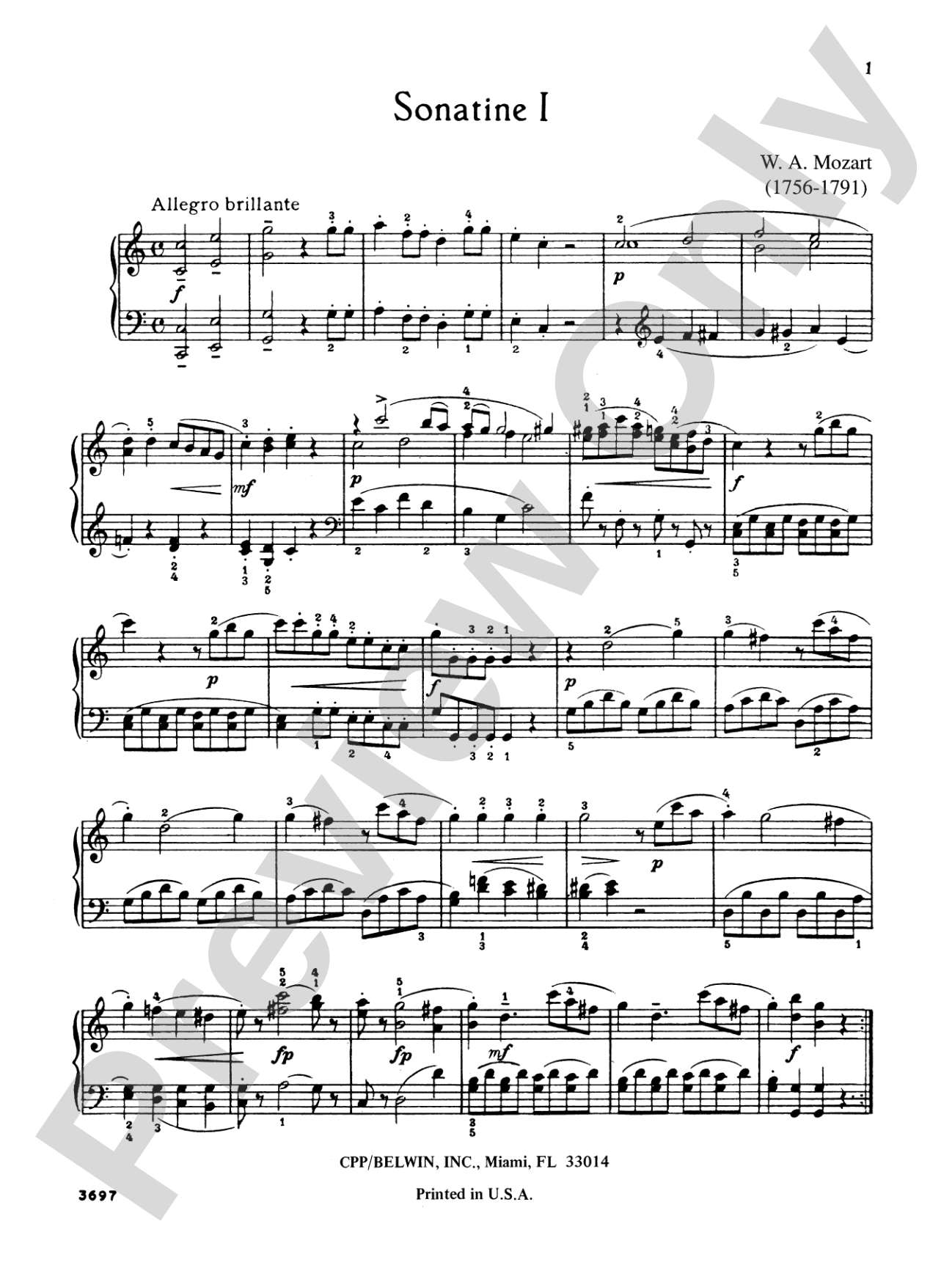Mozart: Six Viennese Sonatinas: Piano Book