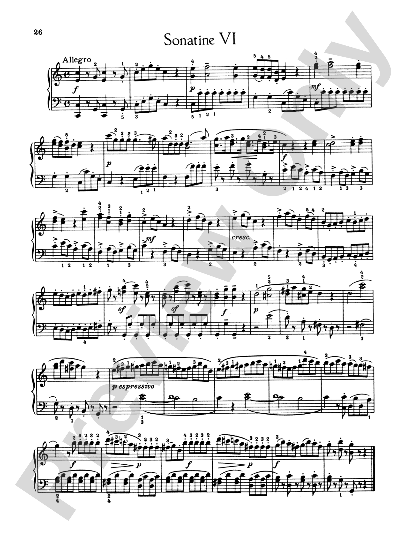 Mozart: Six Viennese Sonatinas