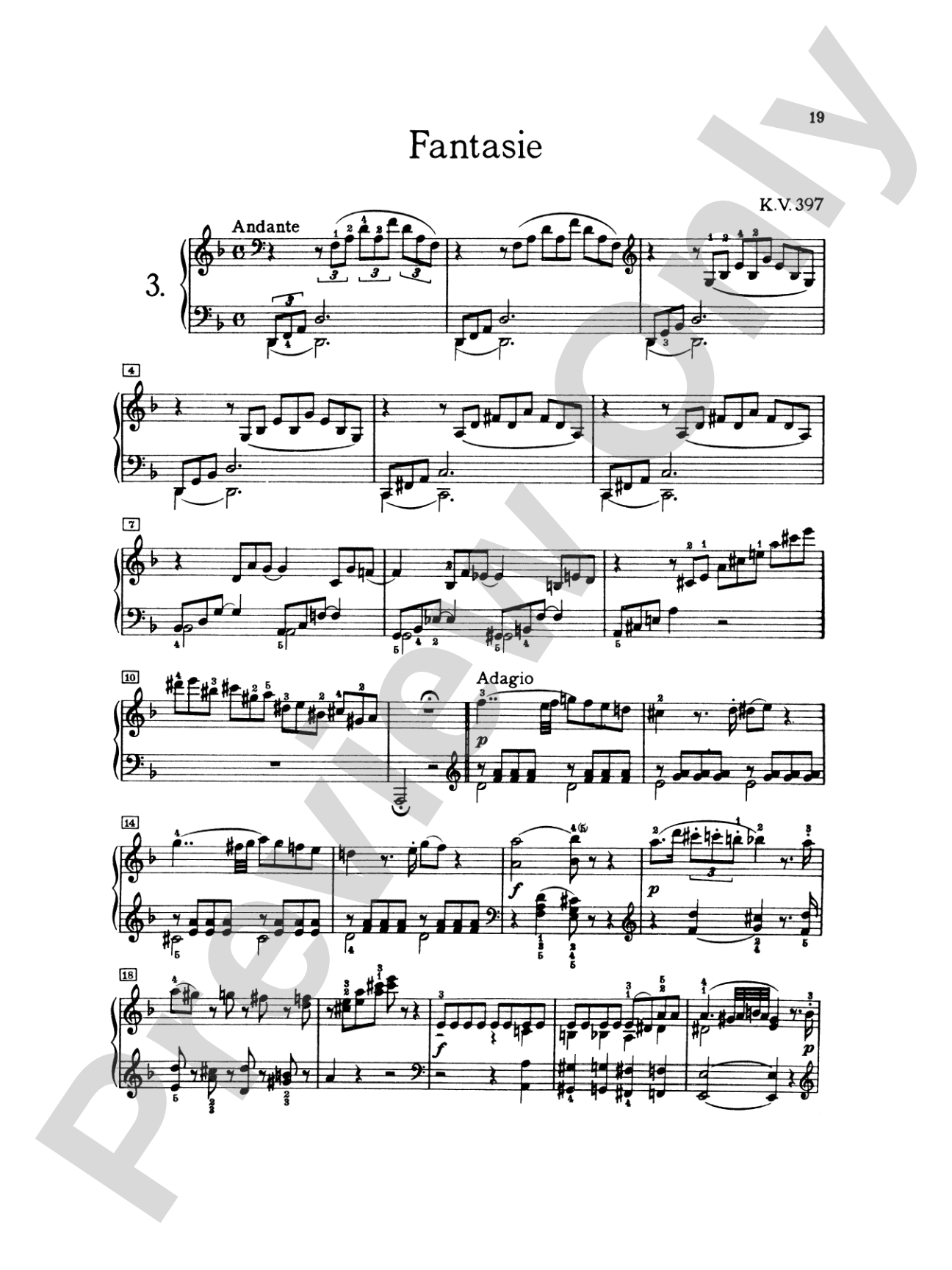 Mozart: Various Piano Pieces