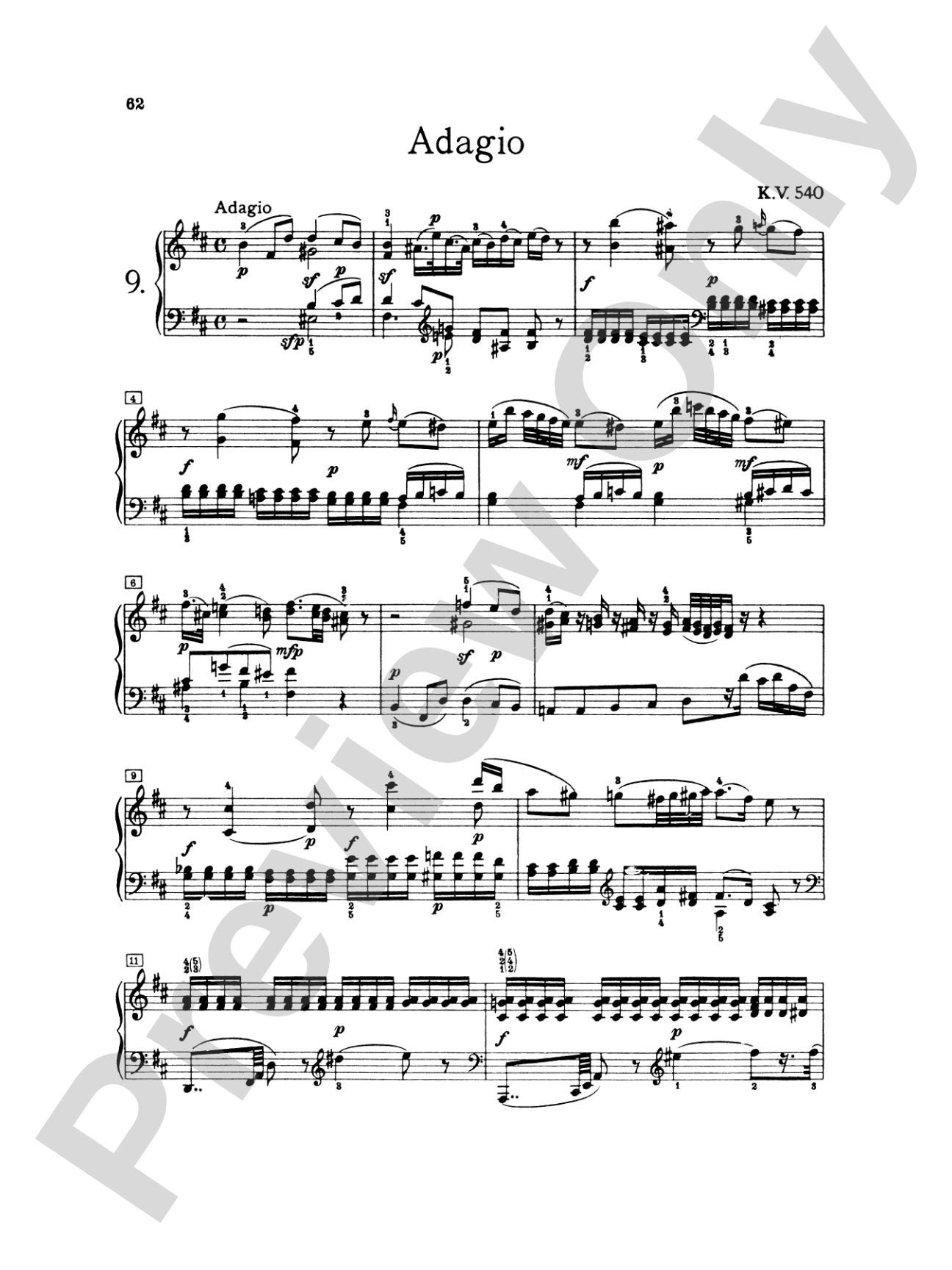 Mozart: Various Piano Pieces