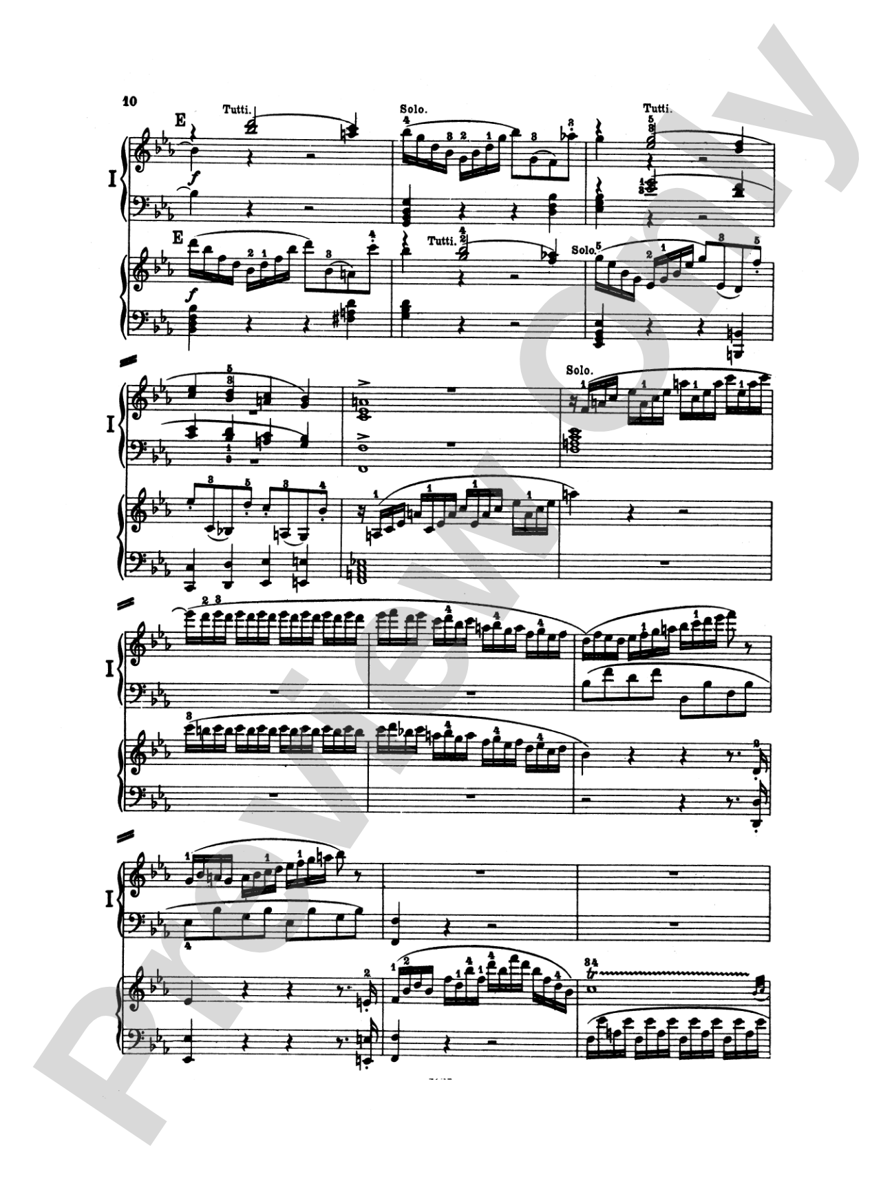 Mozart: Piano Concerto No. 10 in E flat Major for Two Pianos, K. 365: Piano Duo (2 Pianos, 4 Hands) Book (2 copies required)
