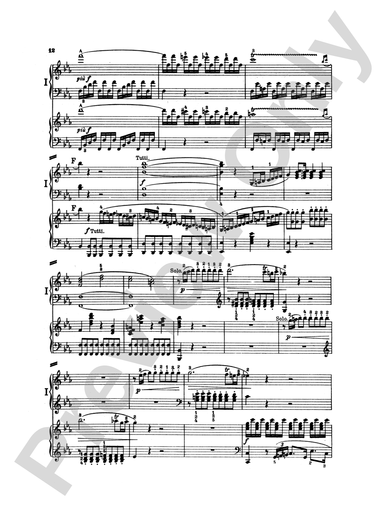 Mozart: Piano Concerto No. 10 in E flat Major for Two Pianos, K. 365: Piano Duo (2 Pianos, 4 Hands) Book (2 copies required)