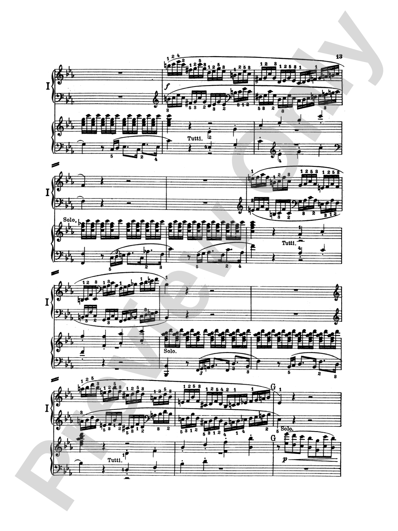 Mozart: Piano Concerto No. 10 in E flat Major for Two Pianos, K. 365: Piano Duo (2 Pianos, 4 Hands) Book (2 copies required)
