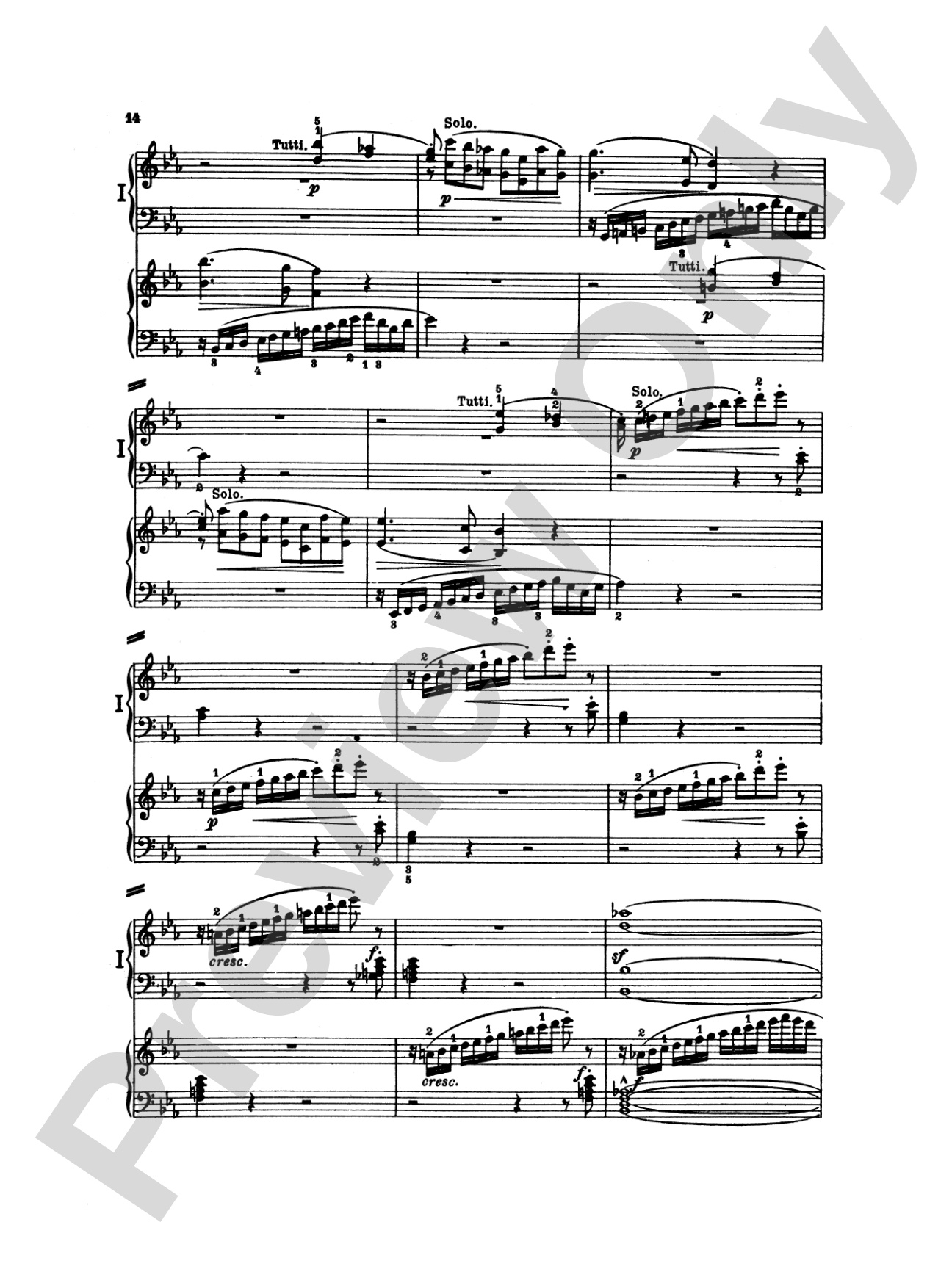 Mozart: Piano Concerto No. 10 in E flat Major for Two Pianos, K. 365: Piano Duo (2 Pianos, 4 Hands) Book (2 copies required)