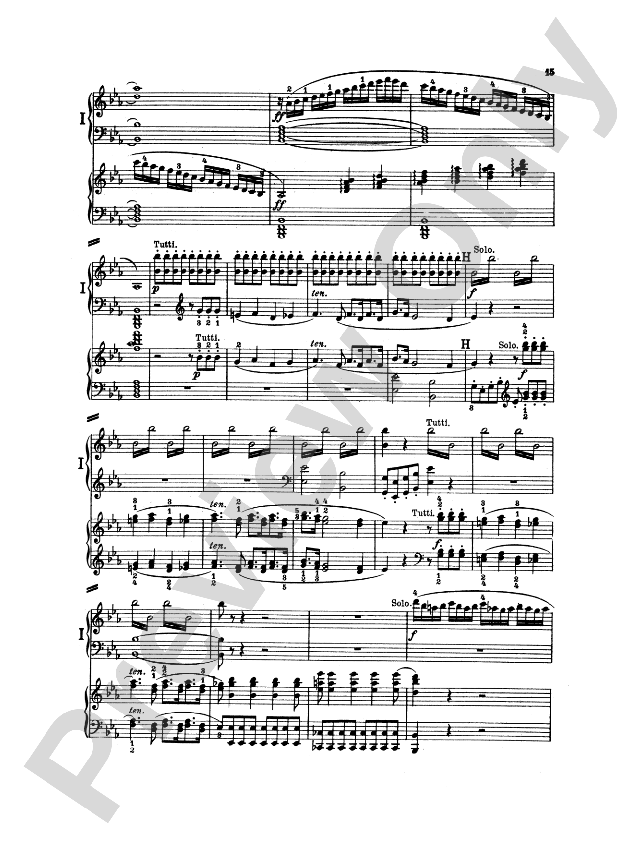 Mozart: Piano Concerto No. 10 in E flat Major for Two Pianos, K. 365: Piano Duo (2 Pianos, 4 Hands) Book (2 copies required)