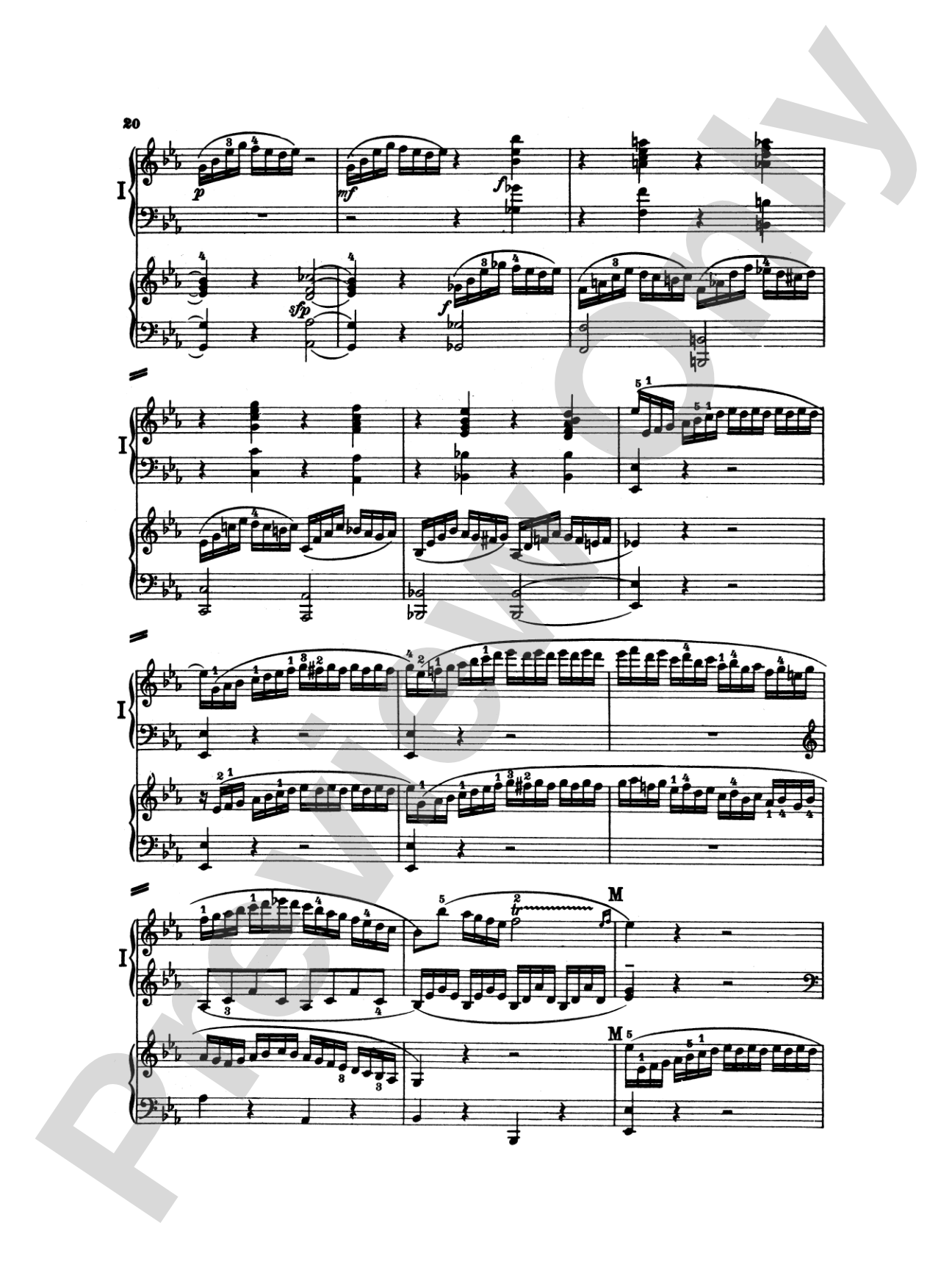 Mozart: Piano Concerto No. 10 in E flat Major for Two Pianos, K. 365: Piano Duo (2 Pianos, 4 Hands) Book (2 copies required)