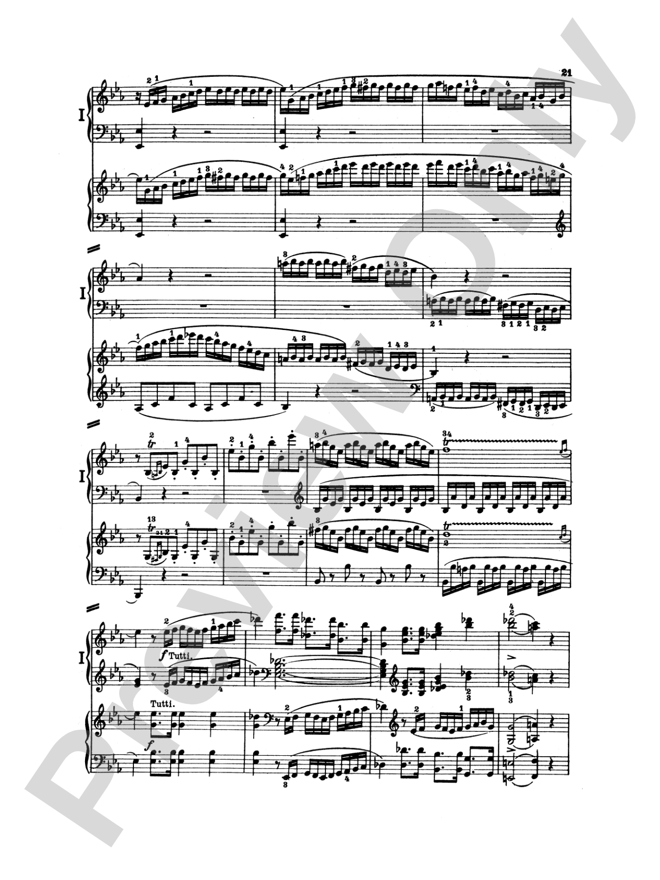 Mozart: Piano Concerto No. 10 in E flat Major for Two Pianos, K. 365: Piano Duo (2 Pianos, 4 Hands) Book (2 copies required)