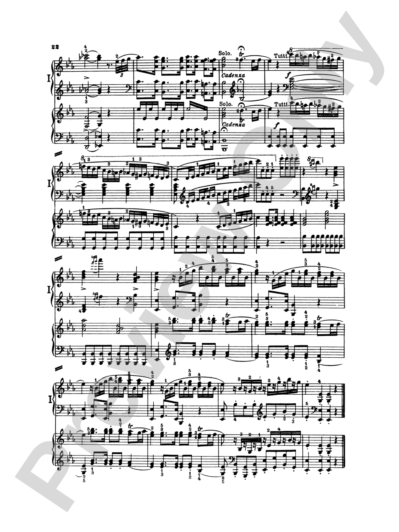 Mozart: Piano Concerto No. 10 in E flat Major for Two Pianos, K. 365: Piano Duo (2 Pianos, 4 Hands) Book (2 copies required)