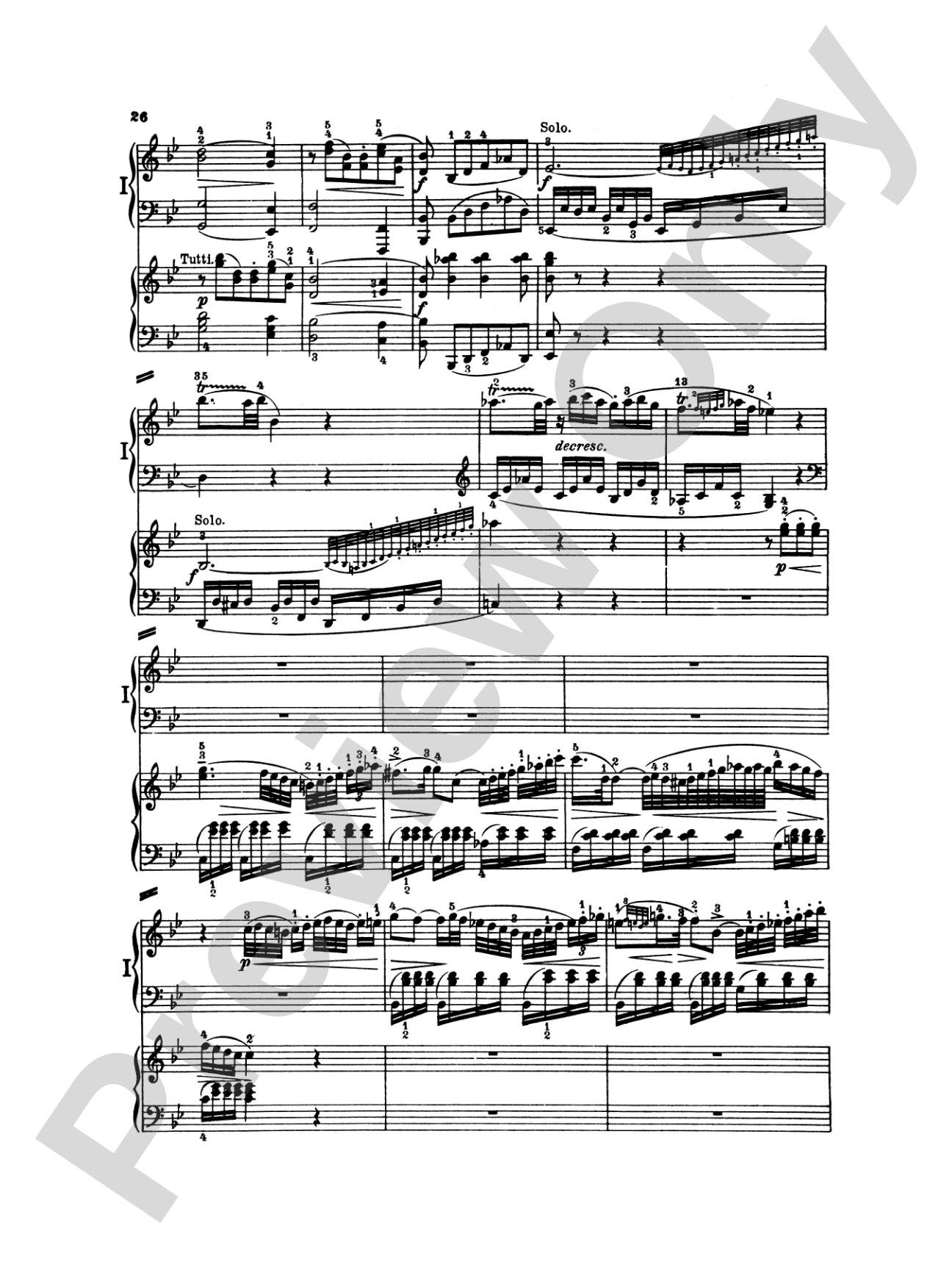 Mozart: Piano Concerto No. 10 in E flat Major for Two Pianos, K. 365: Piano Duo (2 Pianos, 4 Hands) Book (2 copies required)