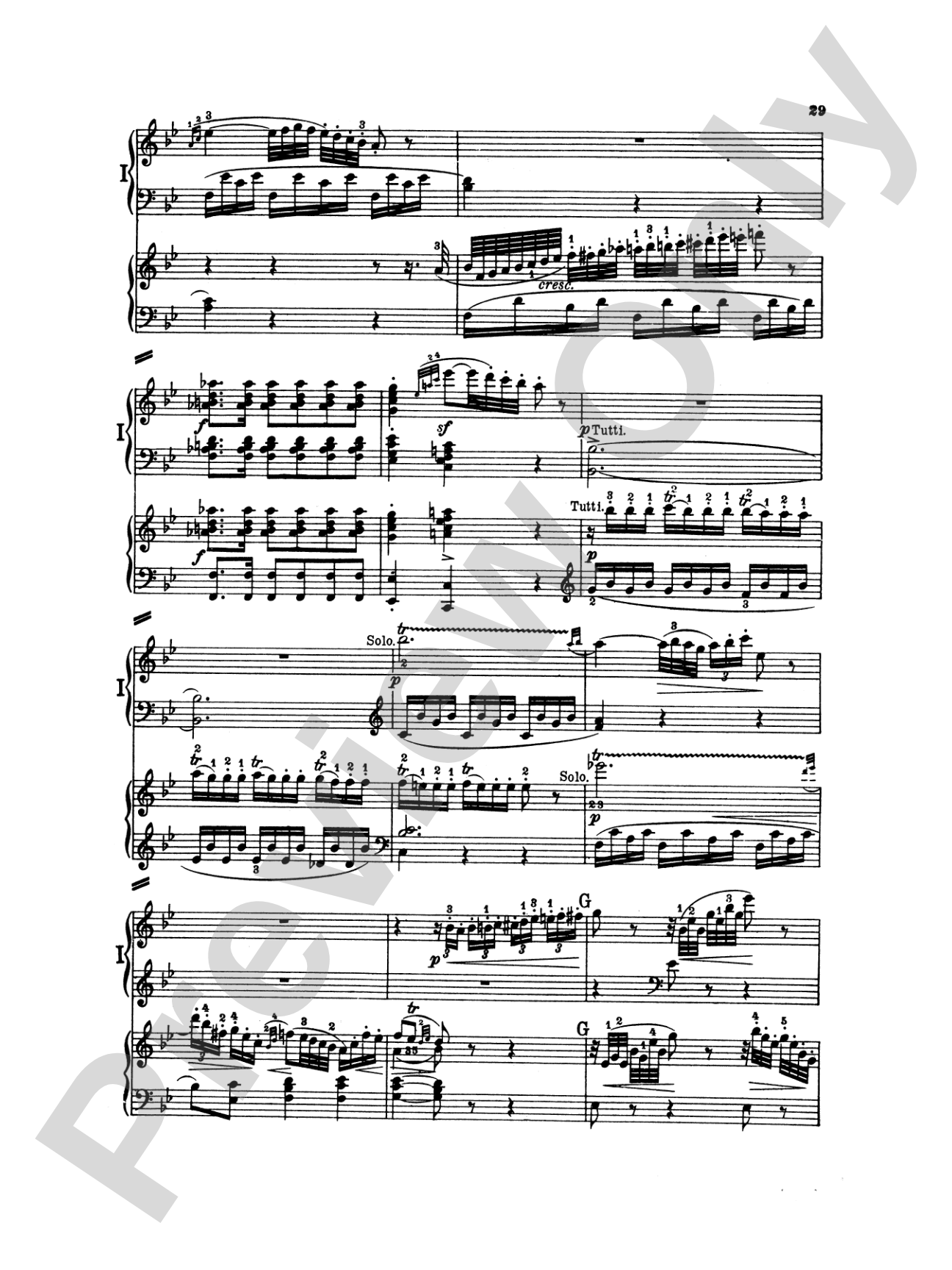 Mozart: Piano Concerto No. 10 in E flat Major for Two Pianos, K. 365: Piano Duo (2 Pianos, 4 Hands) Book (2 copies required)