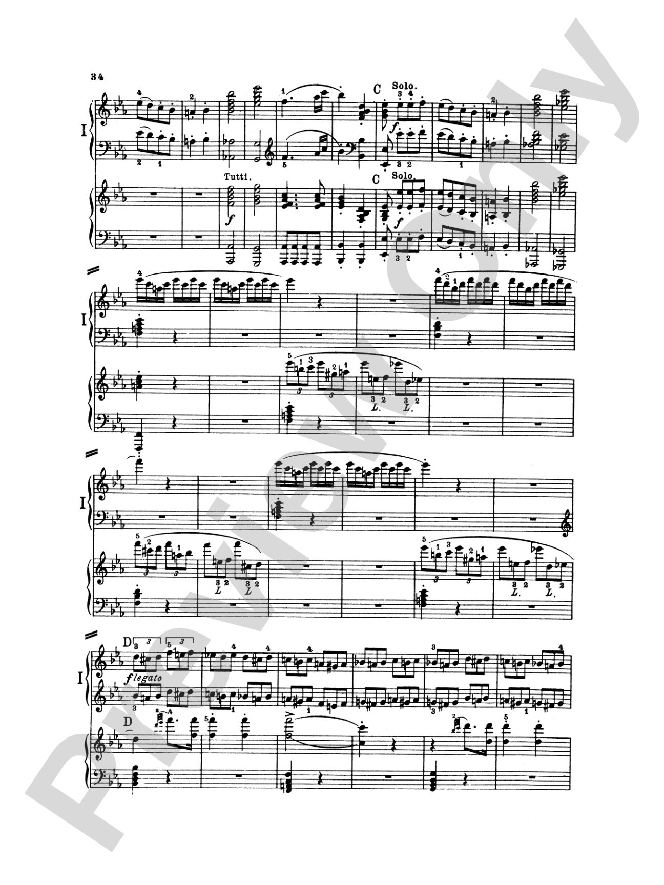 Mozart: Piano Concerto No. 10 in E flat Major for Two Pianos, K. 365: Piano Duo (2 Pianos, 4 Hands) Book (2 copies required)