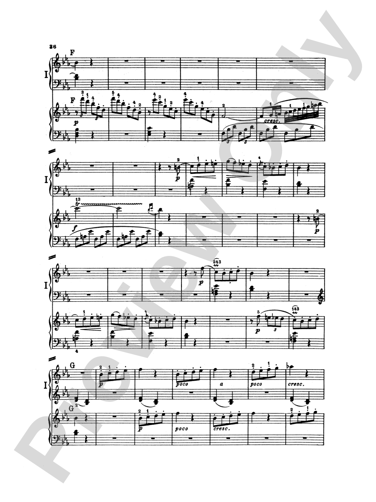 Mozart: Piano Concerto No. 10 in E flat Major for Two Pianos, K. 365: Piano Duo (2 Pianos, 4 Hands) Book (2 copies required)