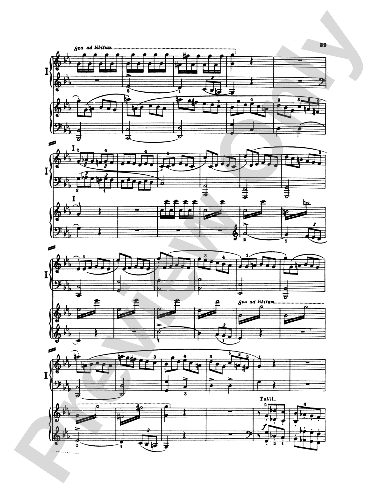 Mozart: Piano Concerto No. 10 in E flat Major for Two Pianos, K. 365: Piano Duo (2 Pianos, 4 Hands) Book (2 copies required)