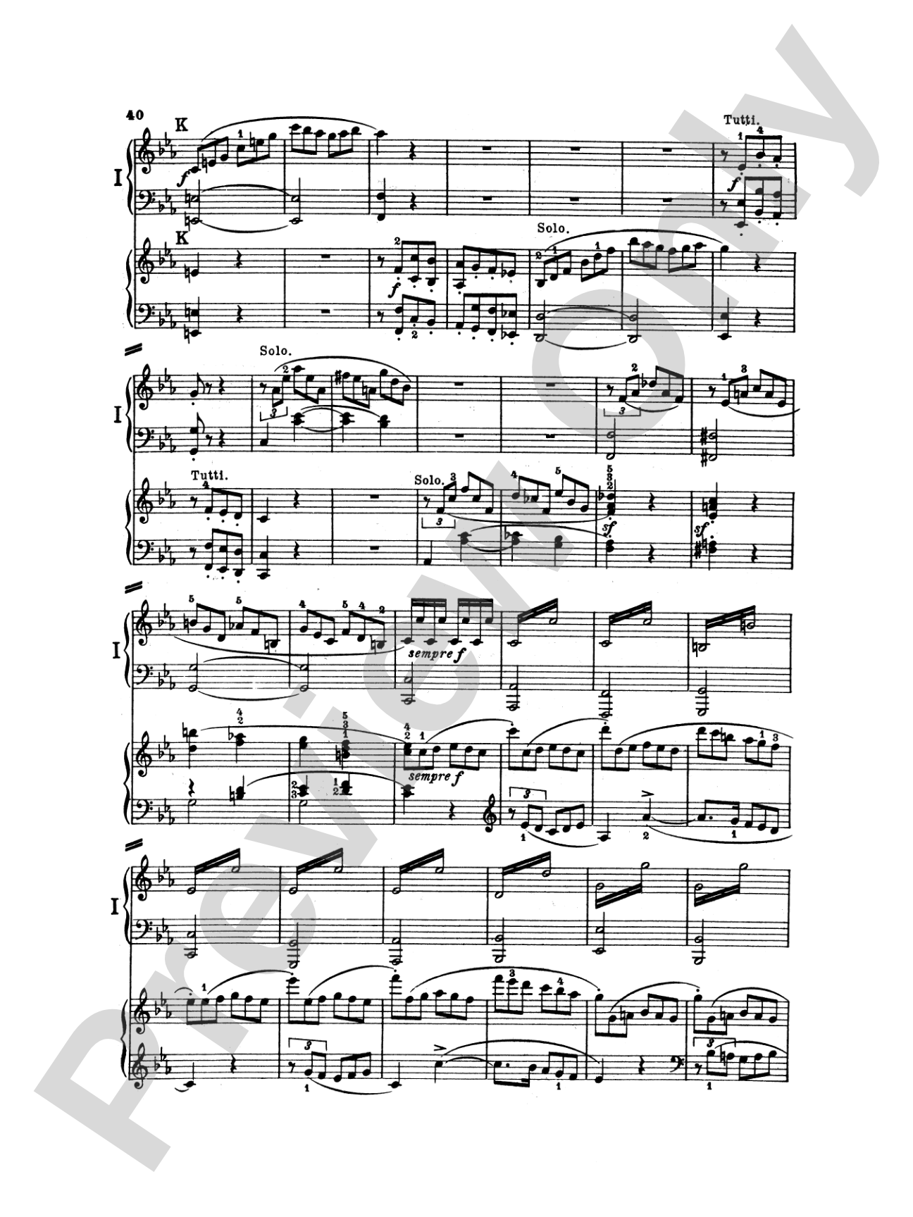 Mozart: Piano Concerto No. 10 in E flat Major for Two Pianos, K. 365: Piano Duo (2 Pianos, 4 Hands) Book (2 copies required)
