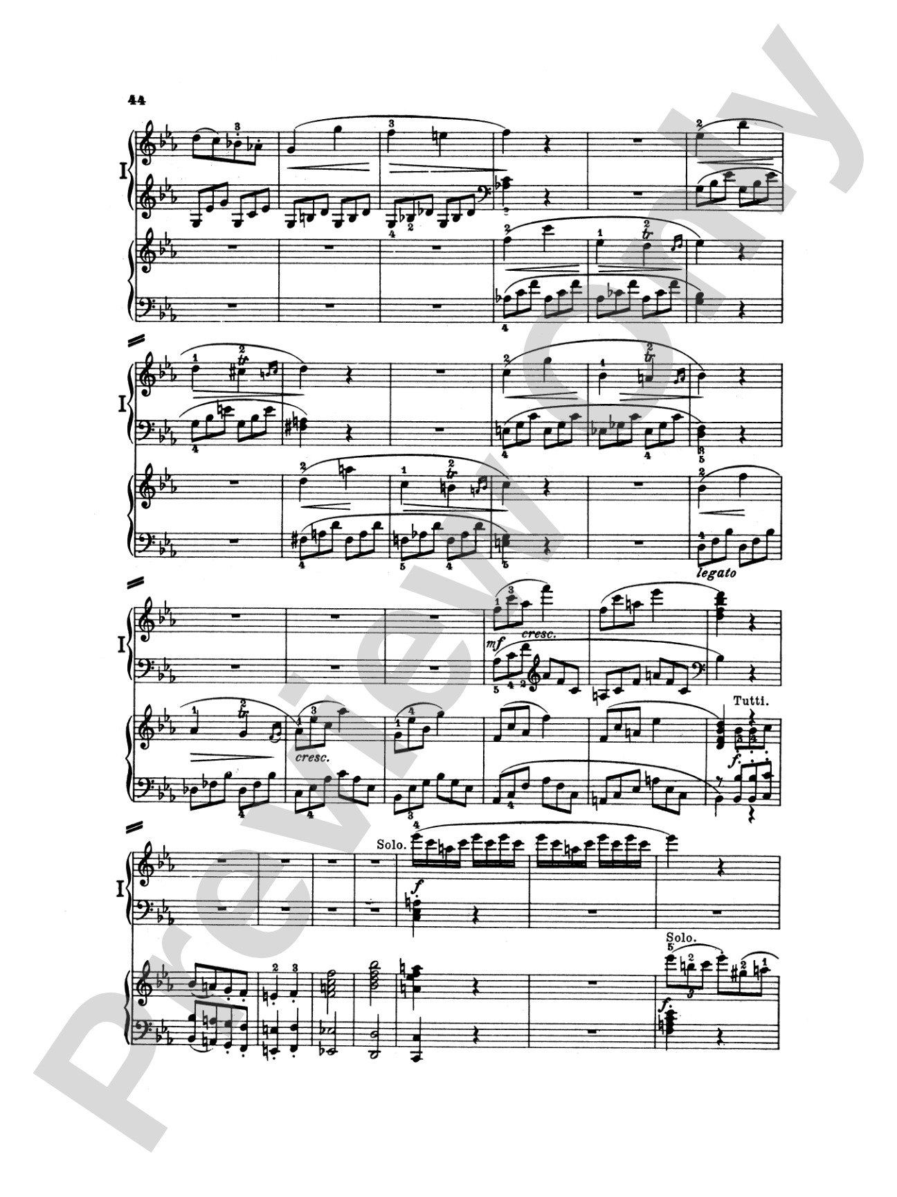 Mozart: Piano Concerto No. 10 in E flat Major for Two Pianos, K. 365: Piano Duo (2 Pianos, 4 Hands) Book (2 copies required)