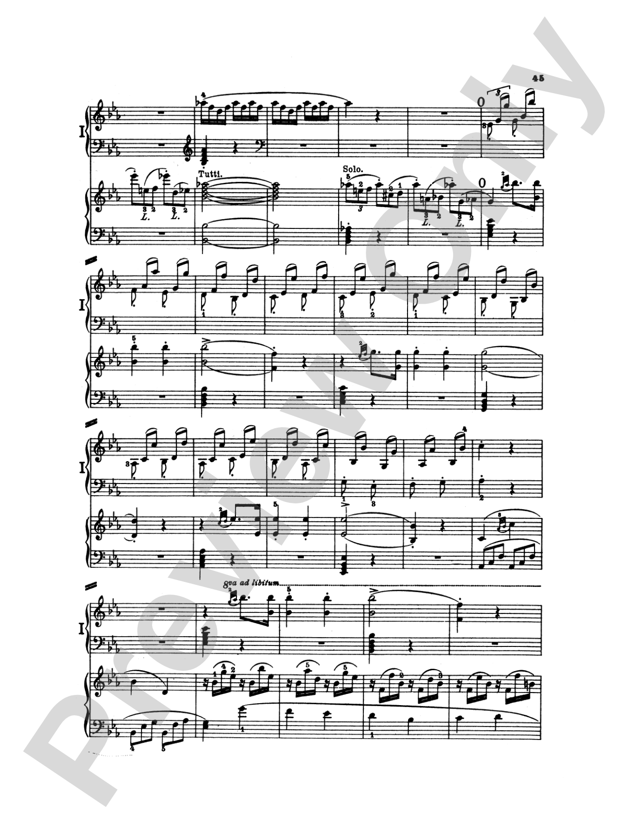 Mozart: Piano Concerto No. 10 in E flat Major for Two Pianos, K. 365: Piano Duo (2 Pianos, 4 Hands) Book (2 copies required)