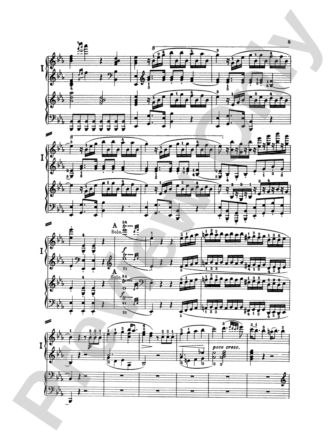 Mozart: Piano Concerto No. 10 in E flat Major for Two Pianos, K. 365: Piano Duo (2 Pianos, 4 Hands) Book (2 copies required)