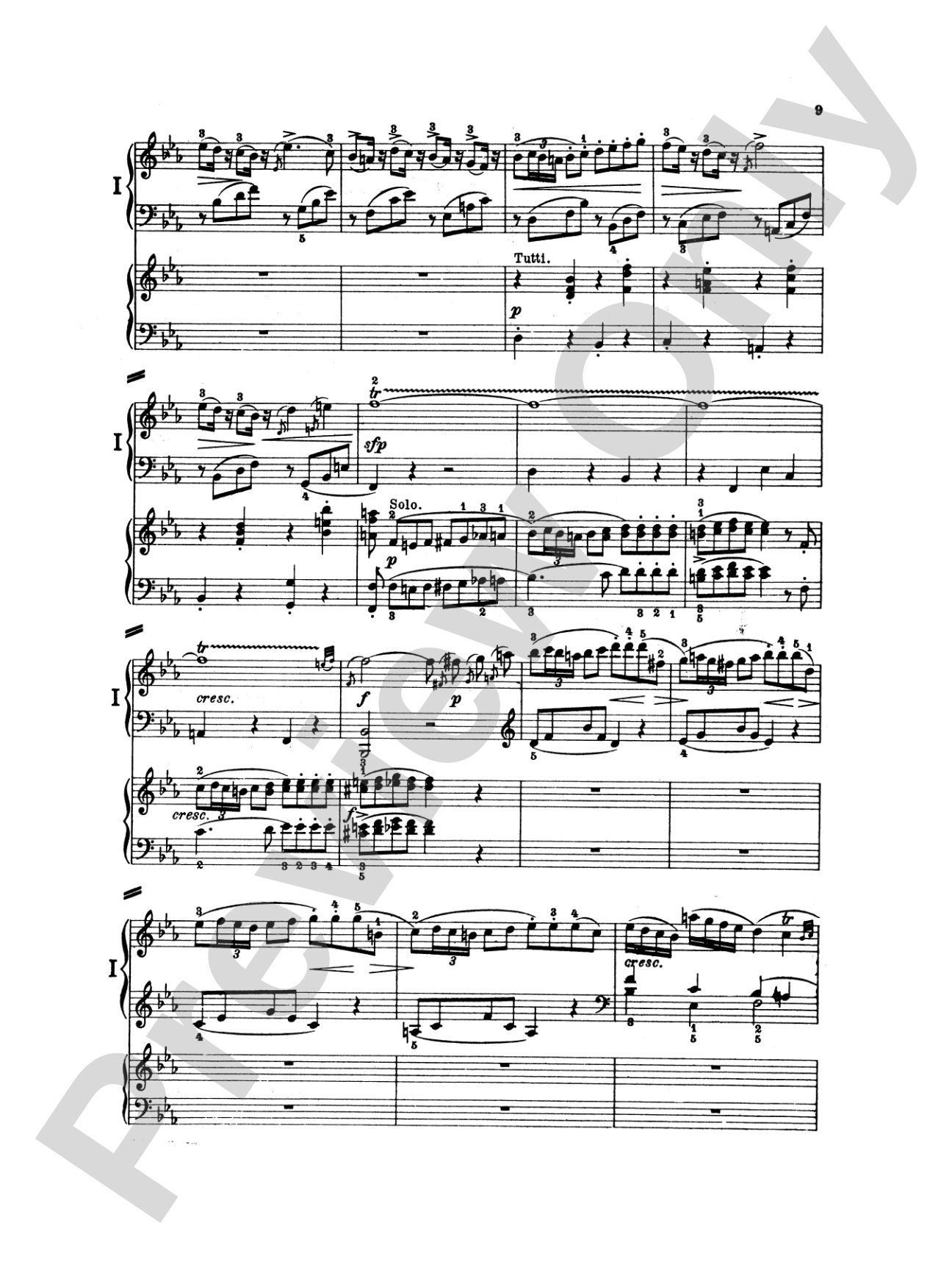 Mozart: Piano Concerto No. 10 in E flat Major for Two Pianos, K. 365: Piano Duo (2 Pianos, 4 Hands) Book (2 copies required)