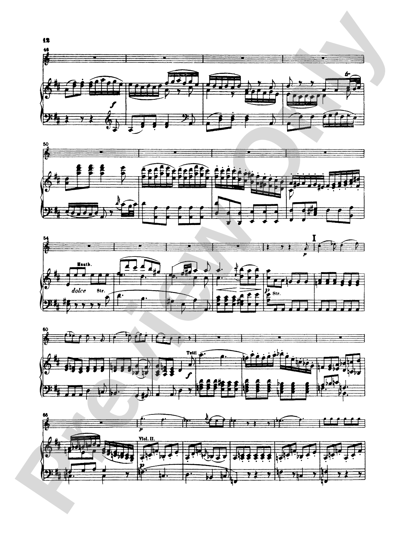 Mozart: Concerto No. 1 in D Major, K. 412: French Horn Part(s)