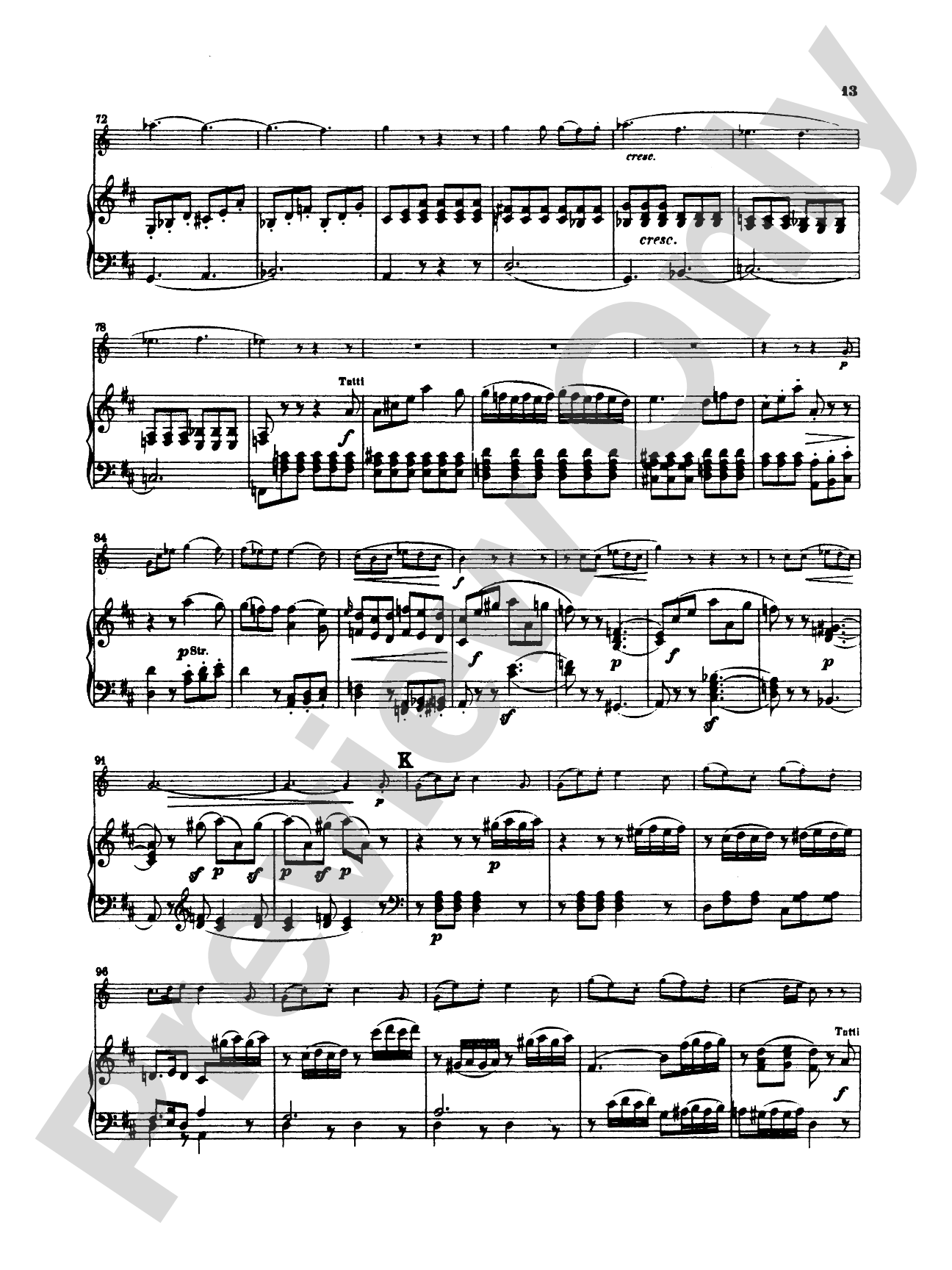 Mozart: Concerto No. 1 in D Major, K. 412: French Horn Part(s)