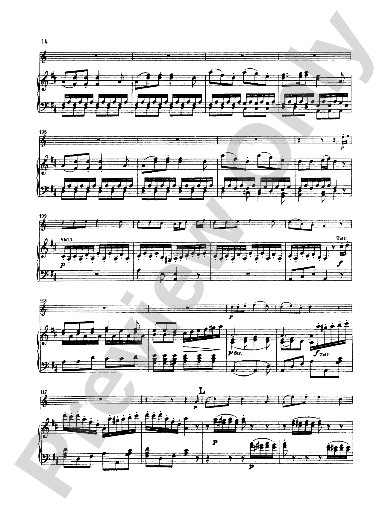 Mozart: Concerto No. 1 in D Major, K. 412: French Horn Part(s)