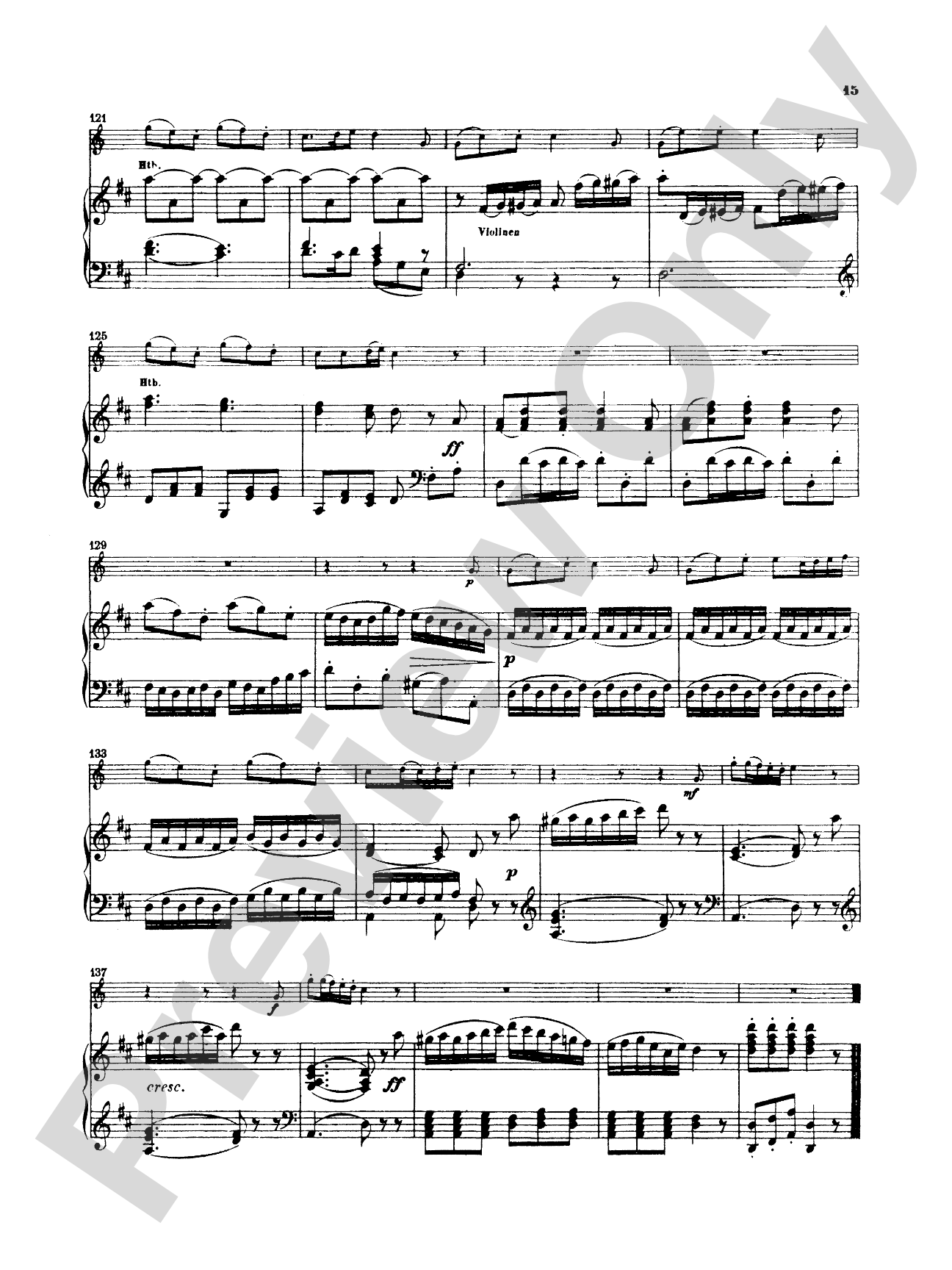 Mozart: Concerto No. 1 in D Major, K. 412: French Horn Part(s)