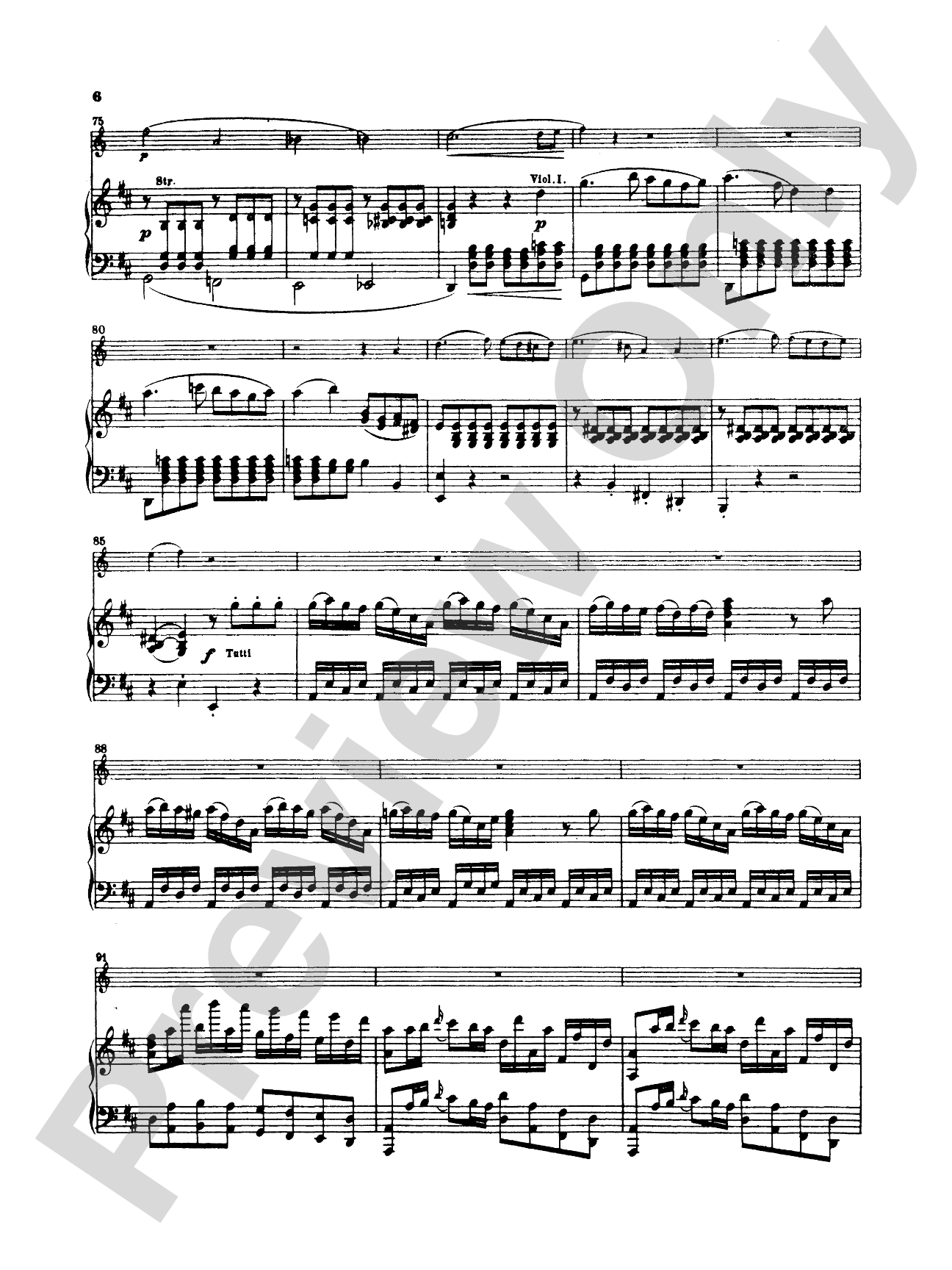 Mozart: Concerto No. 1 in D Major, K. 412: French Horn Part(s)