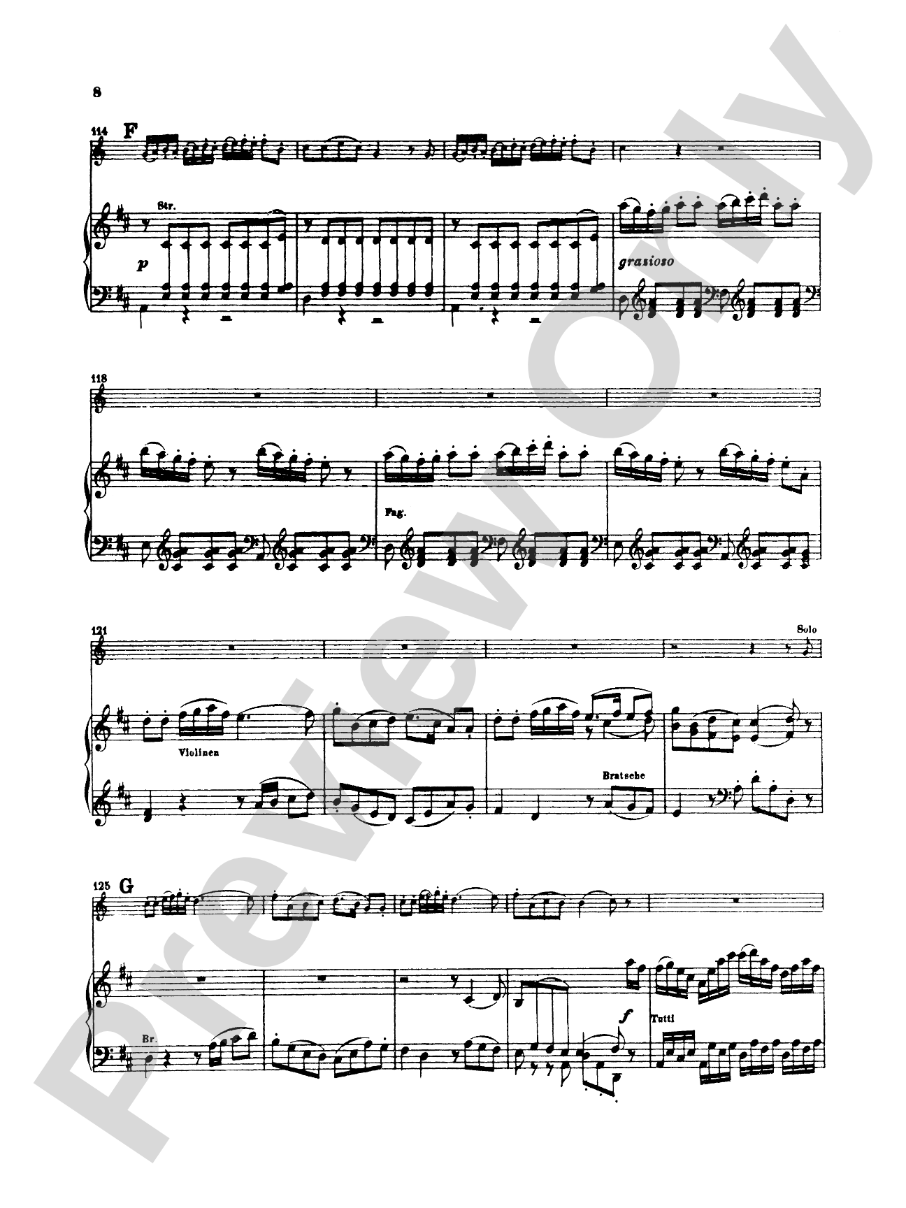 Mozart: Concerto No. 1 in D Major, K. 412: French Horn Part(s)
