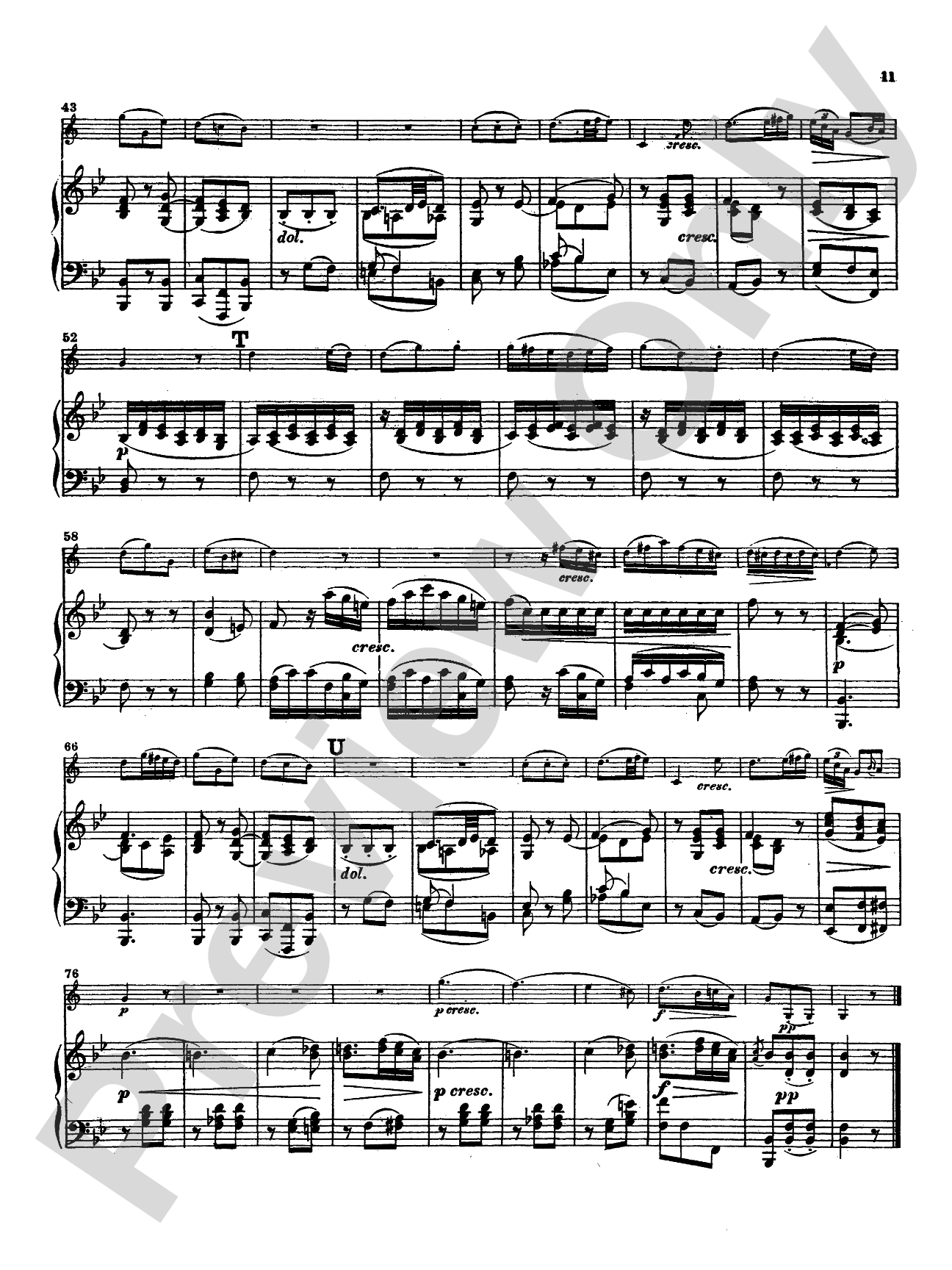 Mozart: Concerto No. 2 in E flat Major, K. 417: French Horn Part(s)