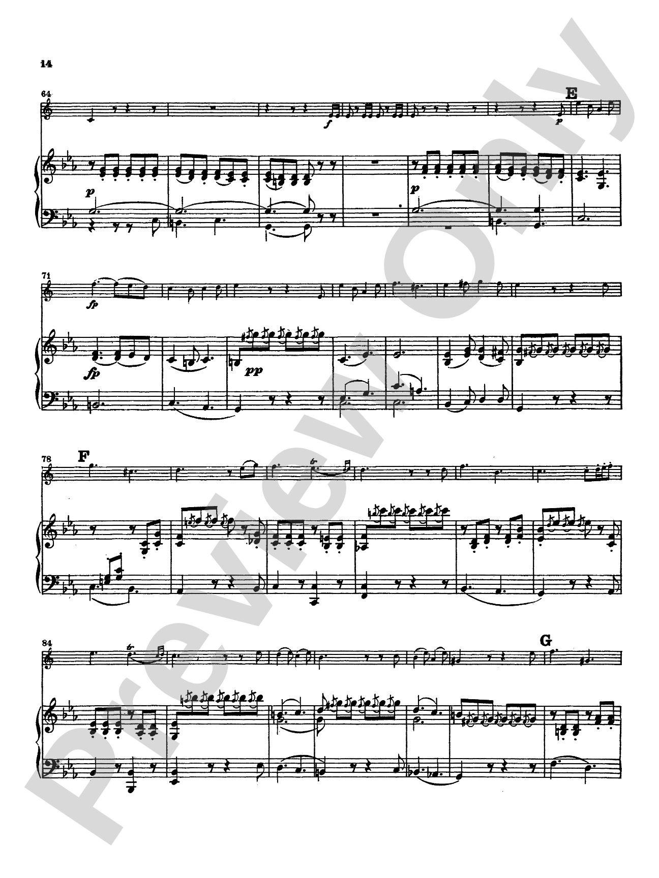 Mozart: Concerto No. 2 in E flat Major, K. 417: French Horn Part(s)