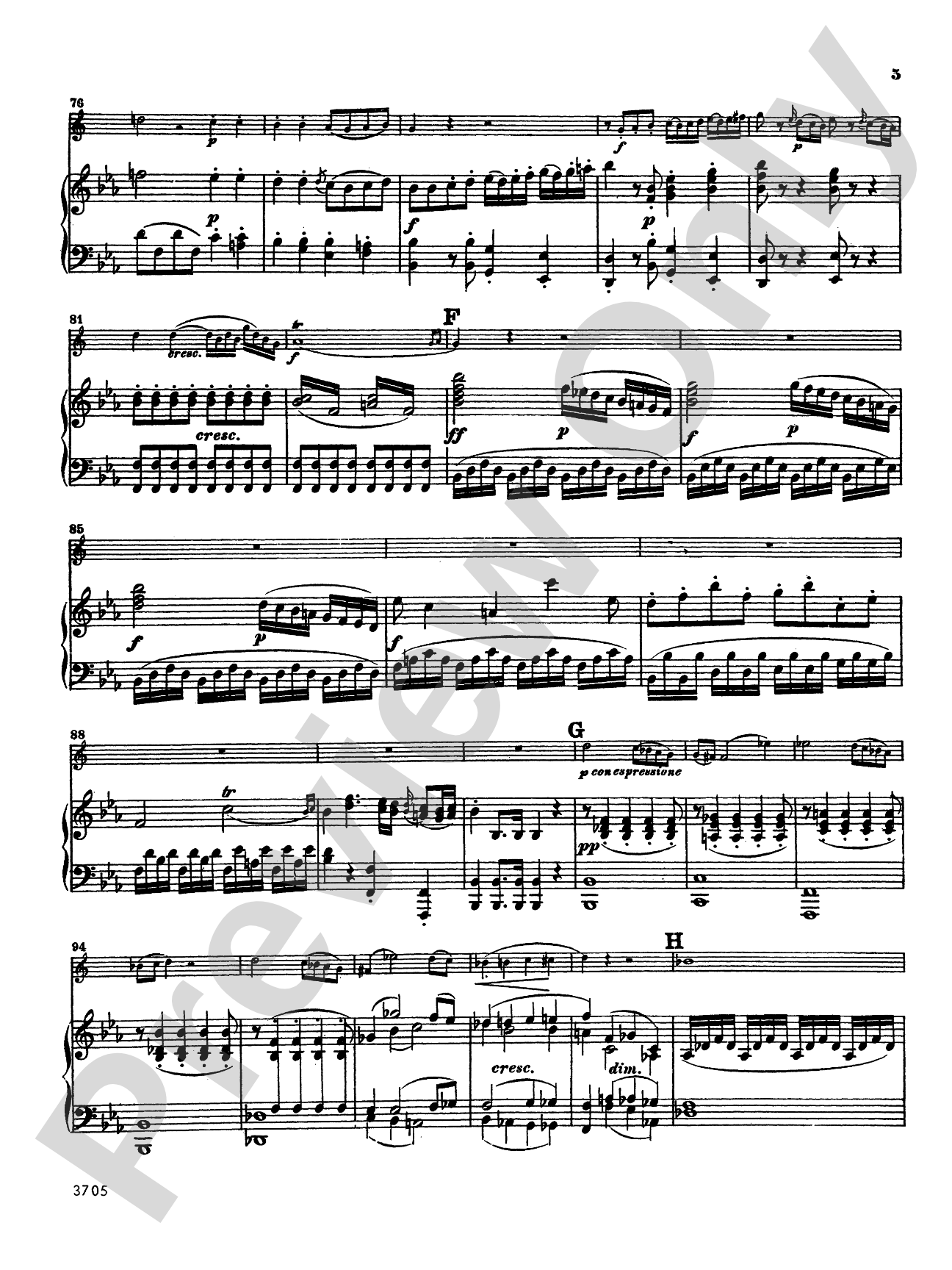 Mozart: Concerto No. 2 in E flat Major, K. 417: French Horn Part(s)