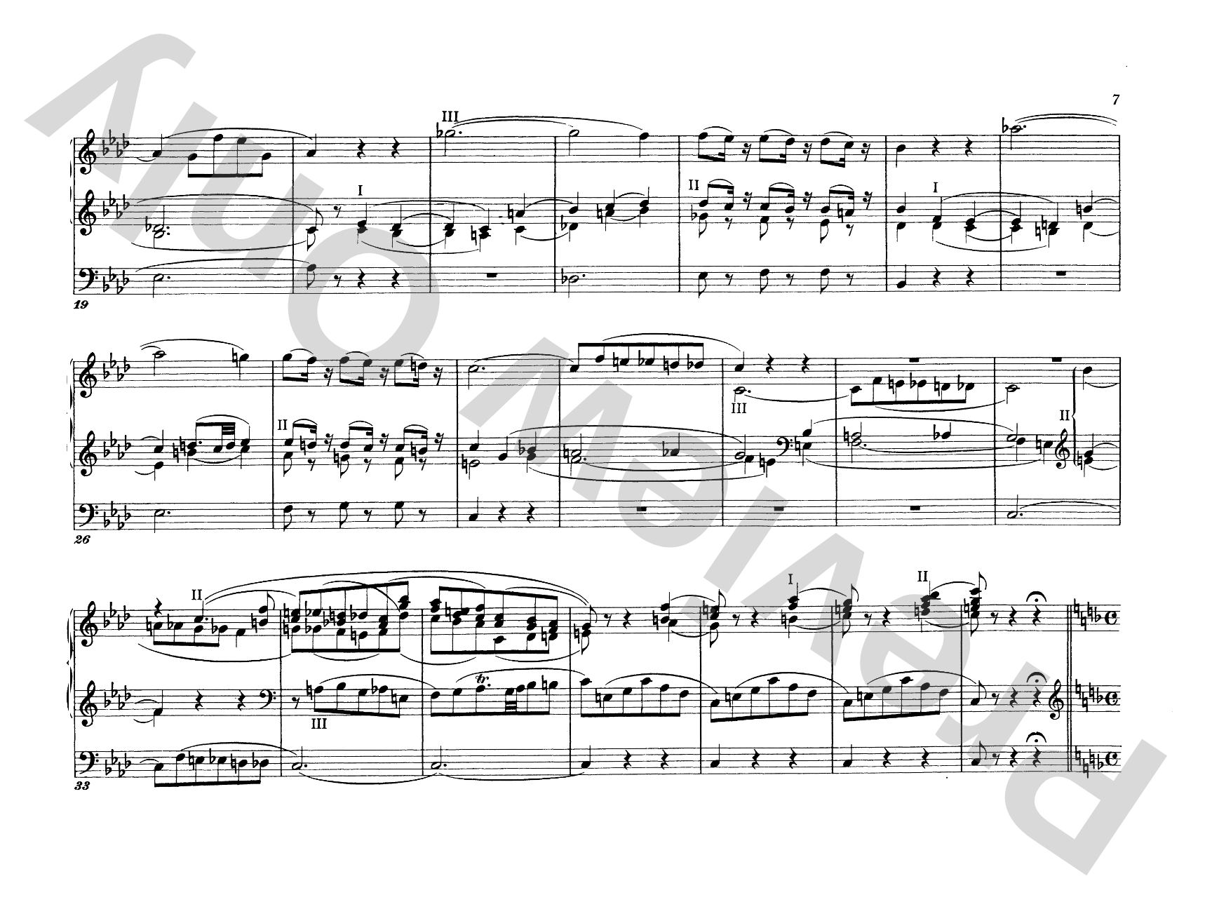 Mozart: Three Pieces: Organ Comb Bound Book