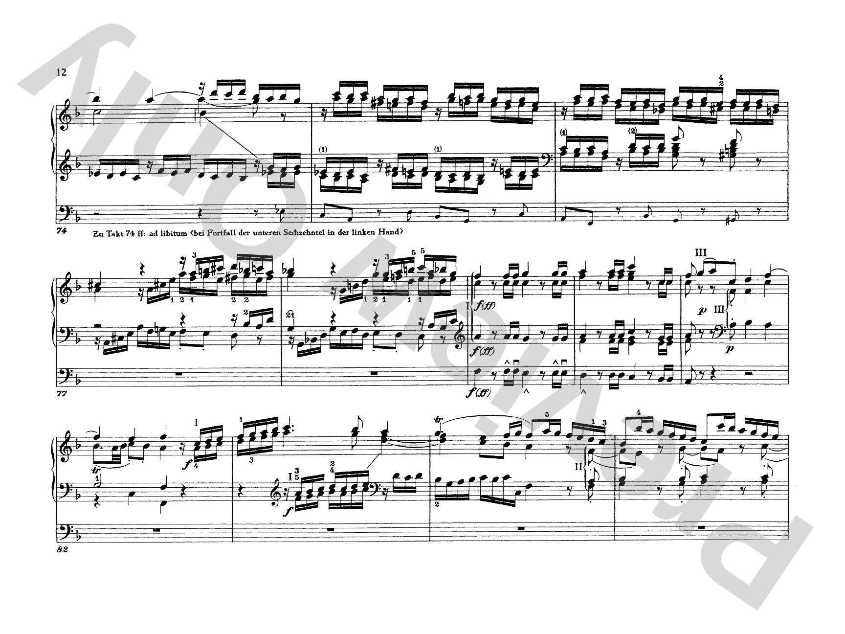 Mozart: Three Pieces: Organ Comb Bound Book