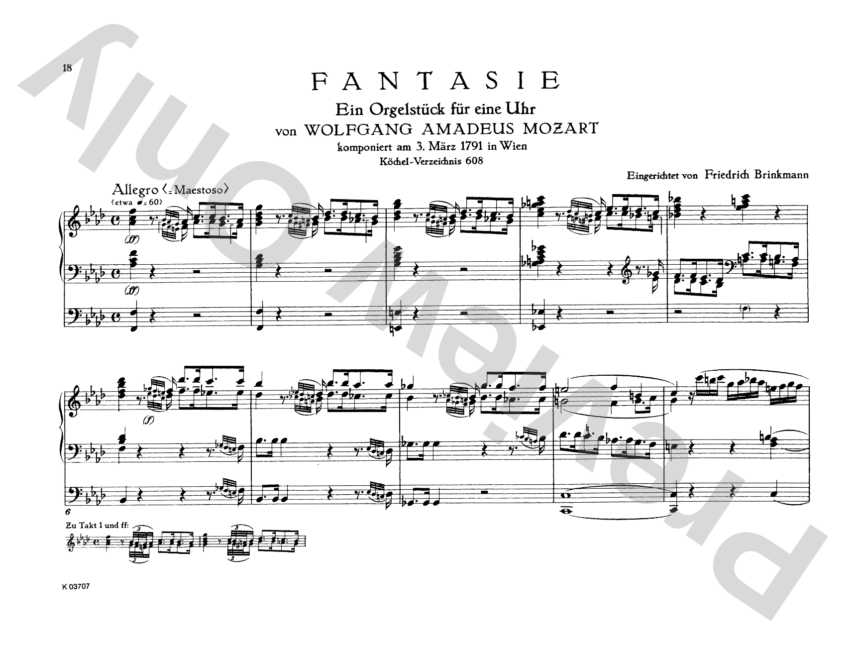 Mozart: Three Pieces