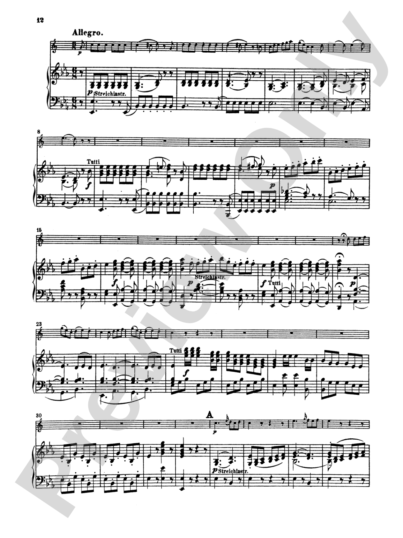 Mozart: Concerto No. 3 in E flat Major, K. 447: French Horn Part(s)