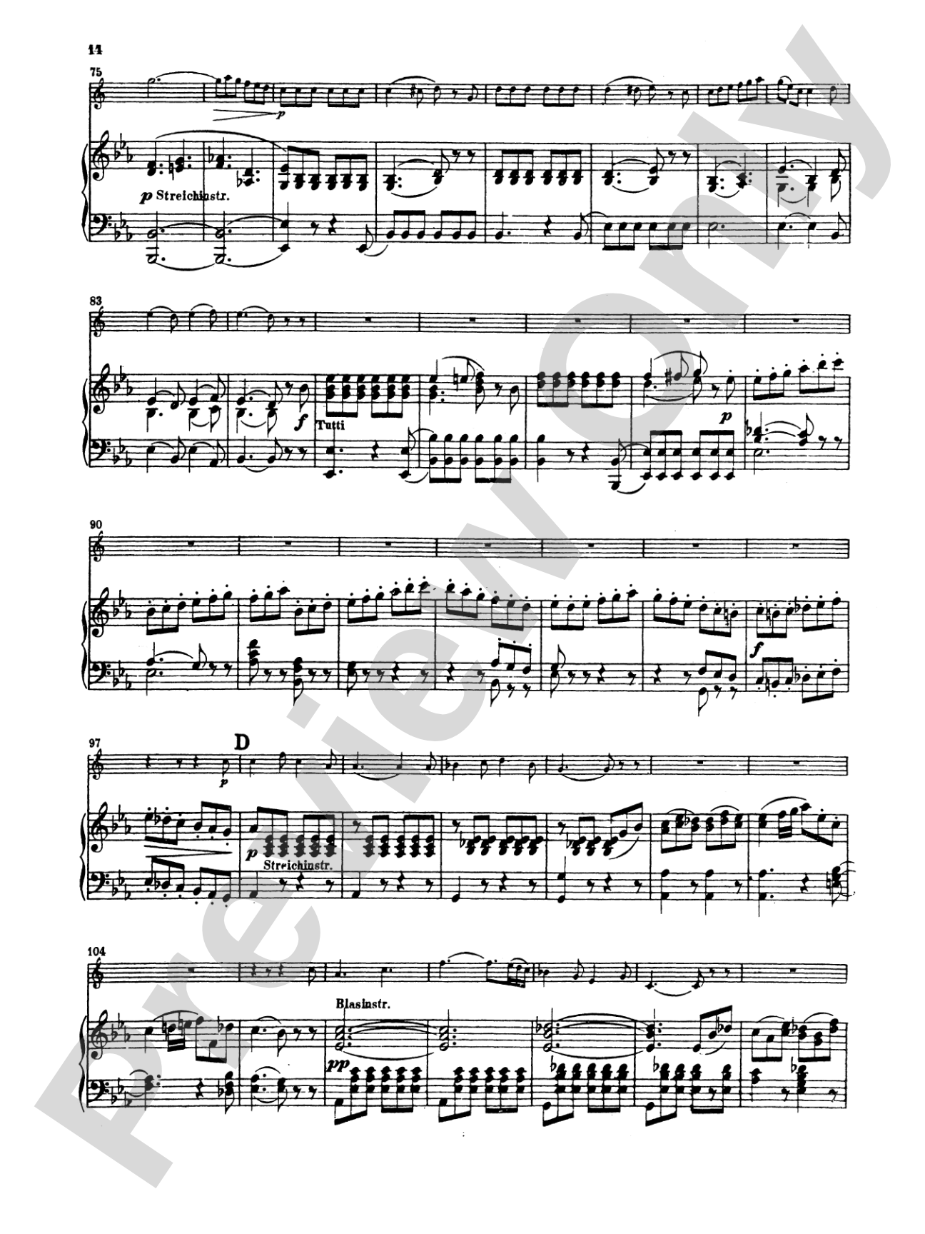 Mozart: Concerto No. 3 in E flat Major, K. 447: French Horn Part(s)
