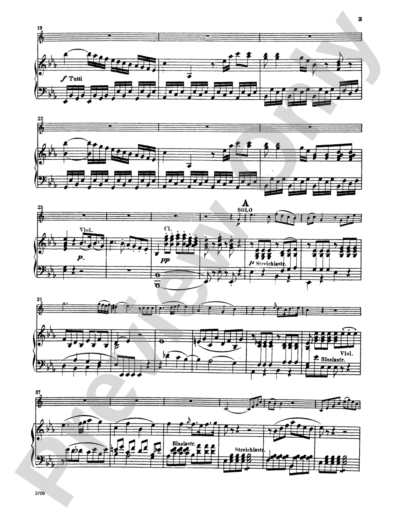 Mozart: Concerto No. 3 in E flat Major, K. 447: French Horn Part(s)