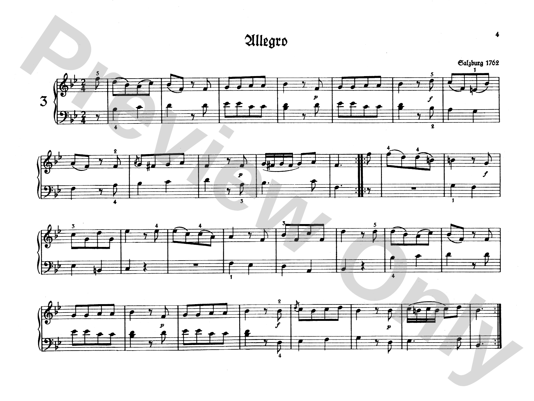 Mozart: Easy Compositions