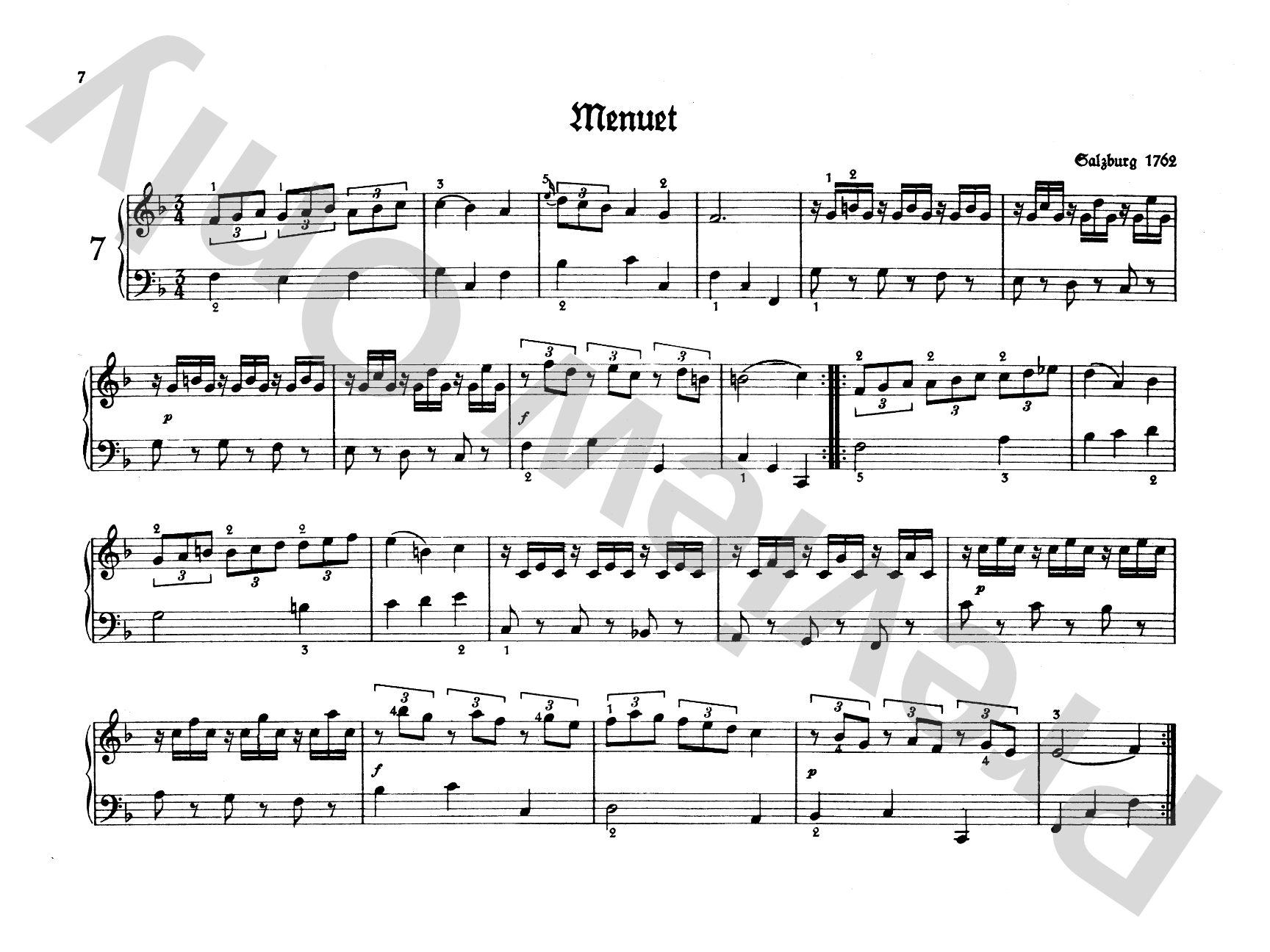 Mozart: Easy Compositions