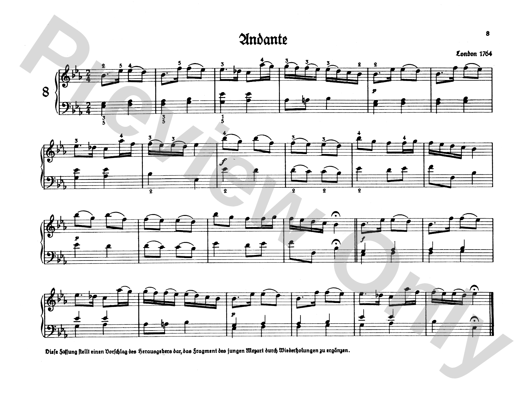 Mozart: Easy Compositions