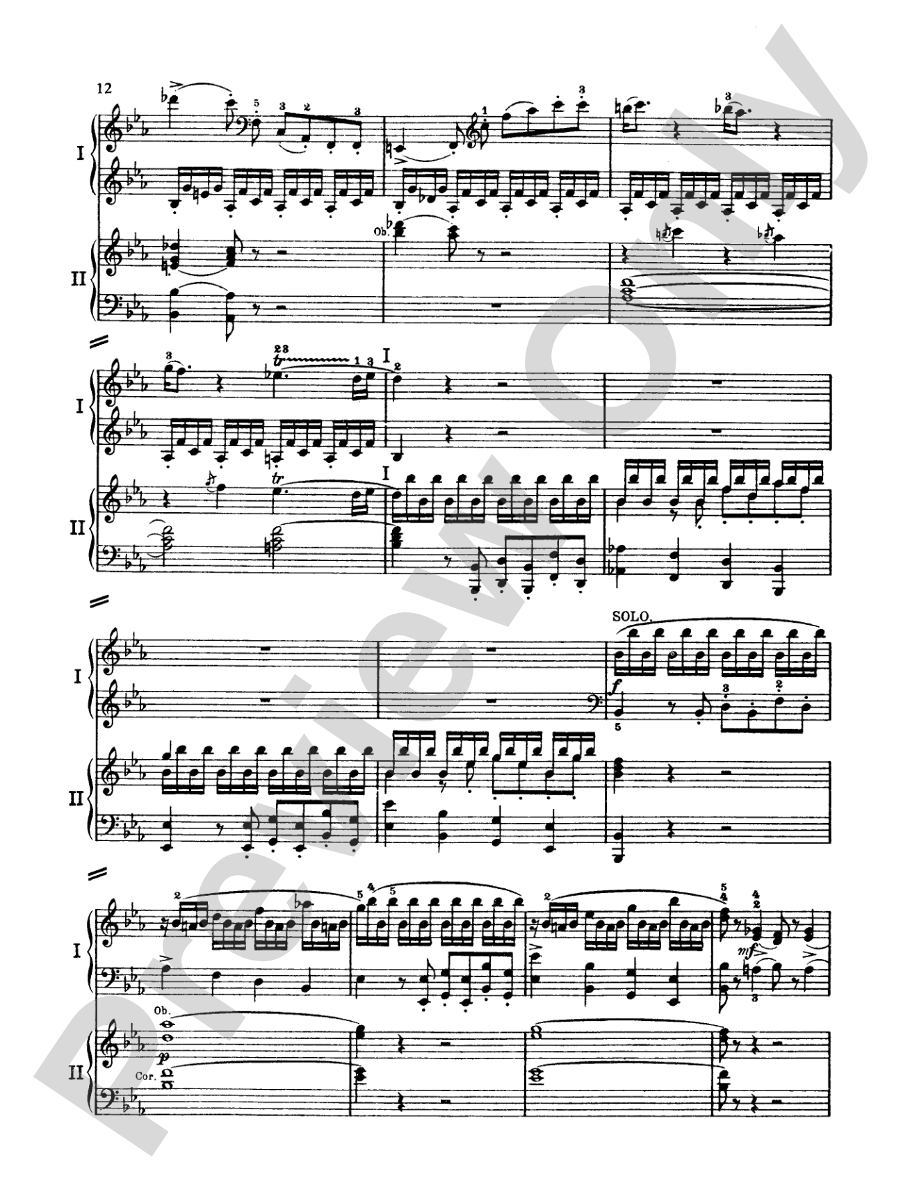 Mozart: Piano Concerto No. 9 in E flat Major, K. 271: Piano Duo (2 Pianos, 4 Hands) Book (2 copies required)