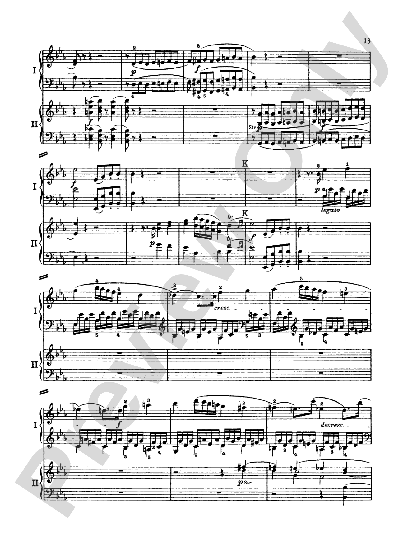 Mozart: Piano Concerto No. 9 in E flat Major, K. 271: Piano Duo (2 Pianos, 4 Hands) Book (2 copies required)