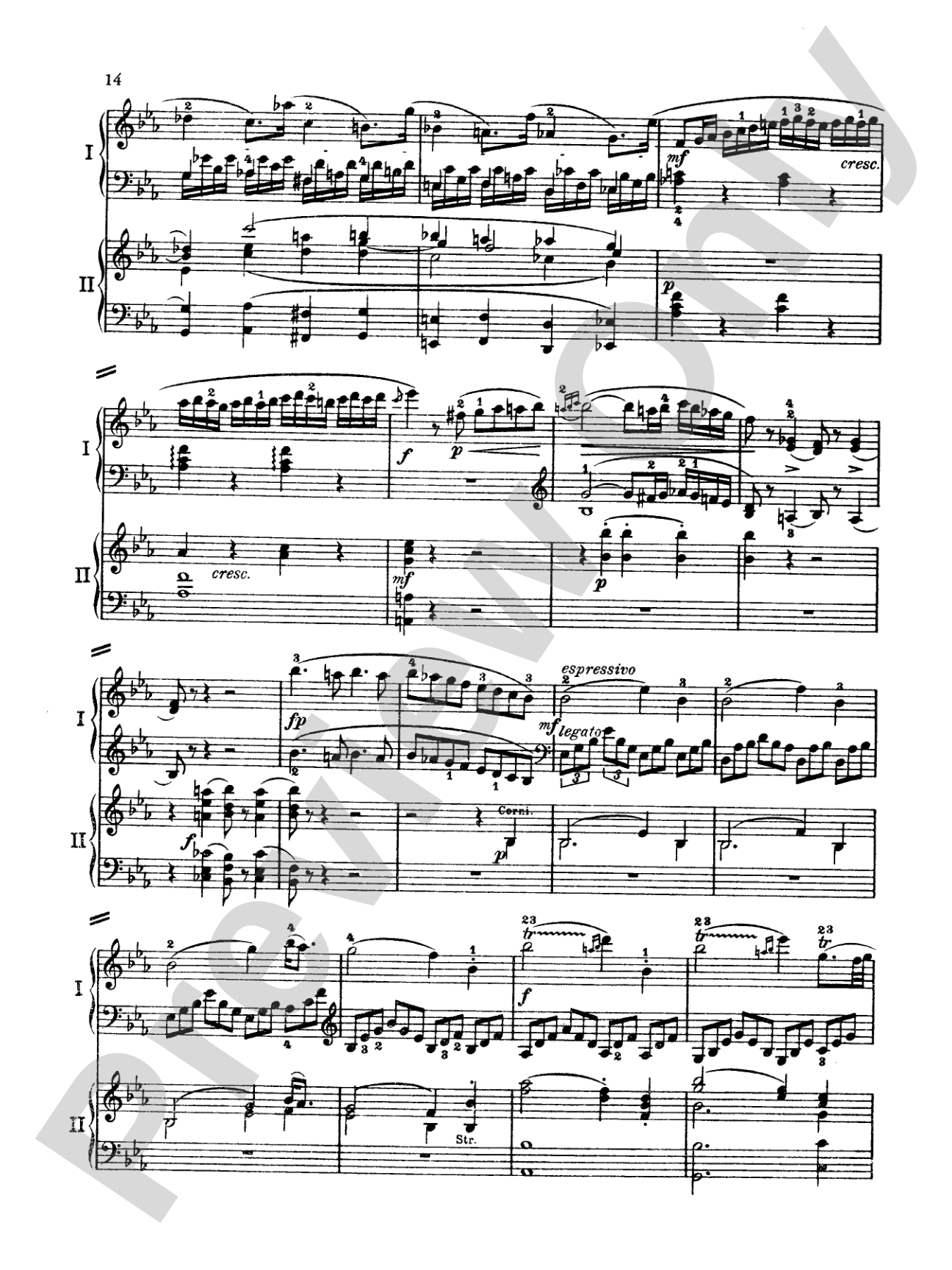 Mozart: Piano Concerto No. 9 in E flat Major, K. 271: Piano Duo (2 Pianos, 4 Hands) Book (2 copies required)
